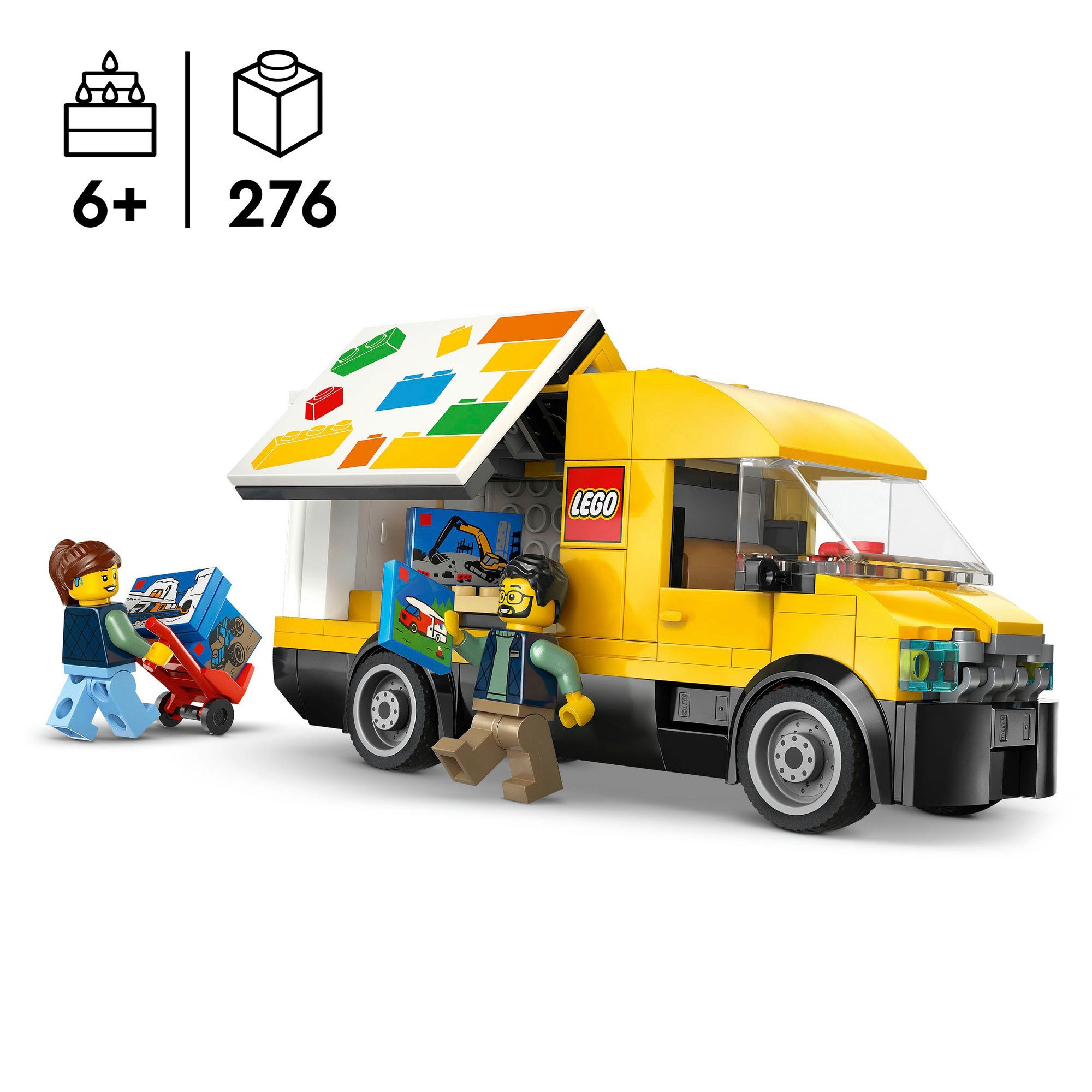 LEGO® Konstruktionsspielsteine »Der LEGO Lieferwagen (60500), LEGO City« Made in Europe