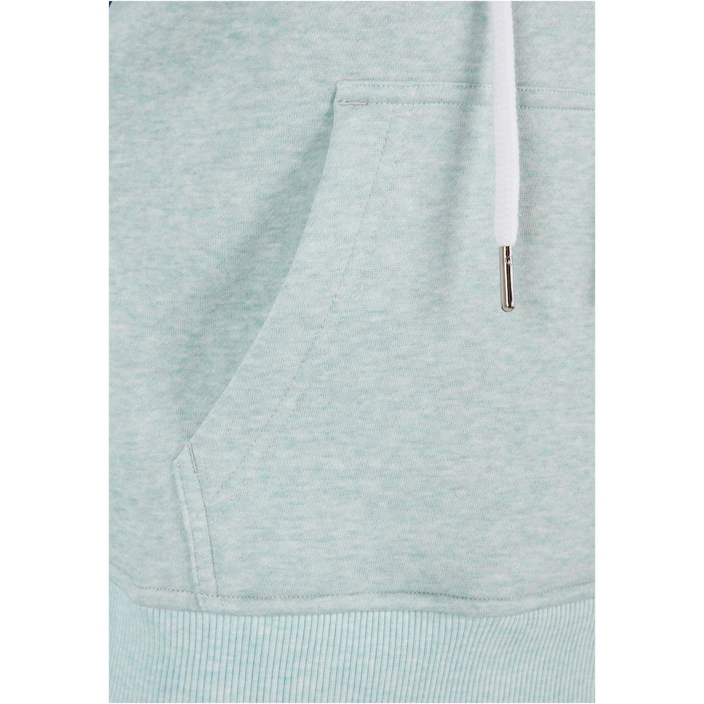 URBAN CLASSICS Sweater »Damen Ladies Color Melange Hoody« (1 tlg.)