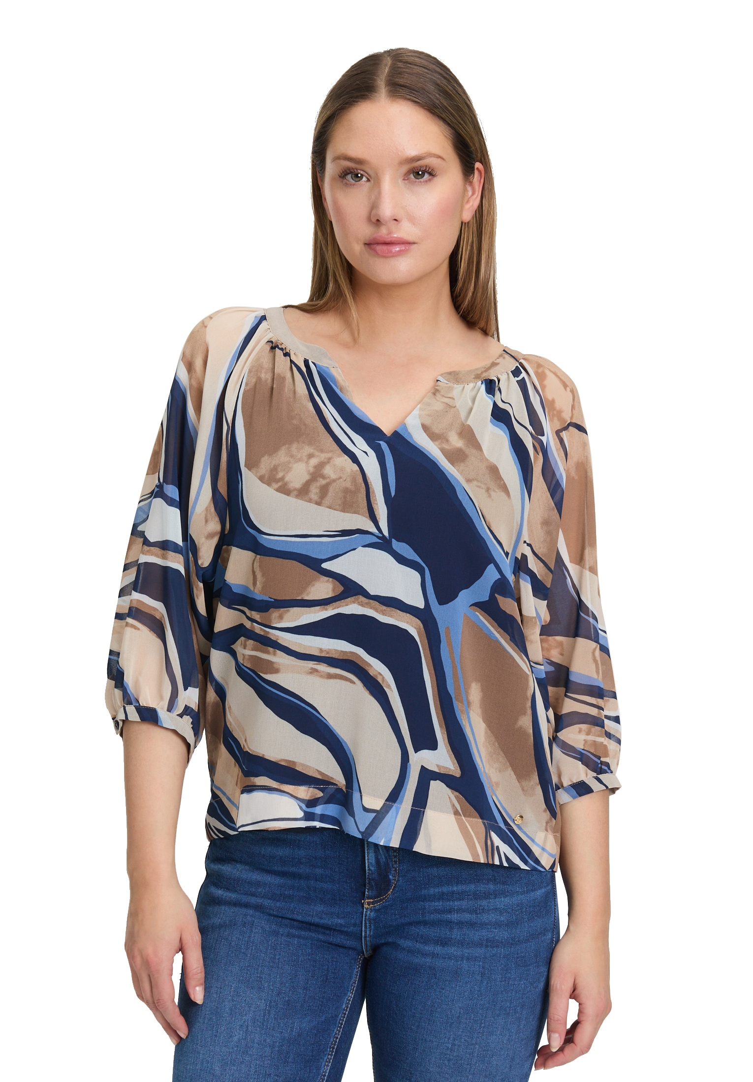 Betty&Co Schlupfbluse "Betty & Co Schlupfbluse mit Print" günstig online kaufen