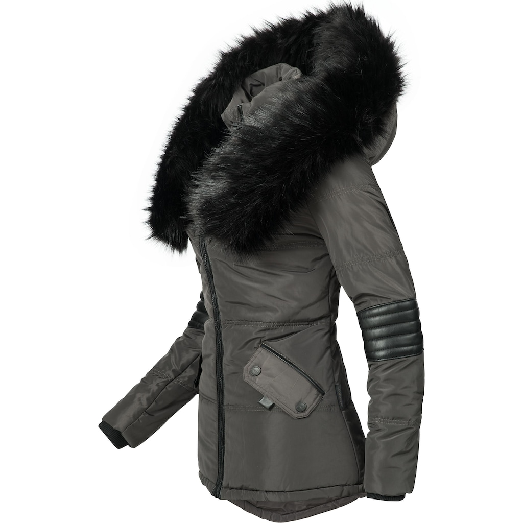 Navahoo Winterjacke »Nirvana«, mit Kapuze