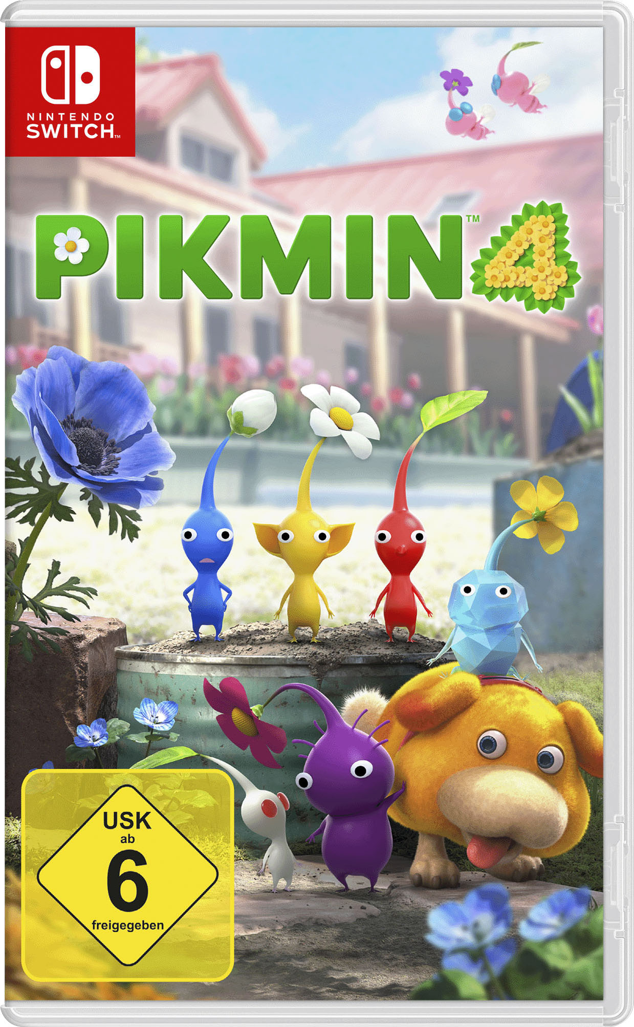 NINTENDO SWITCH Spielesoftware "Pikmin 4", Nintendo Switch, bunt, Spielesoftware