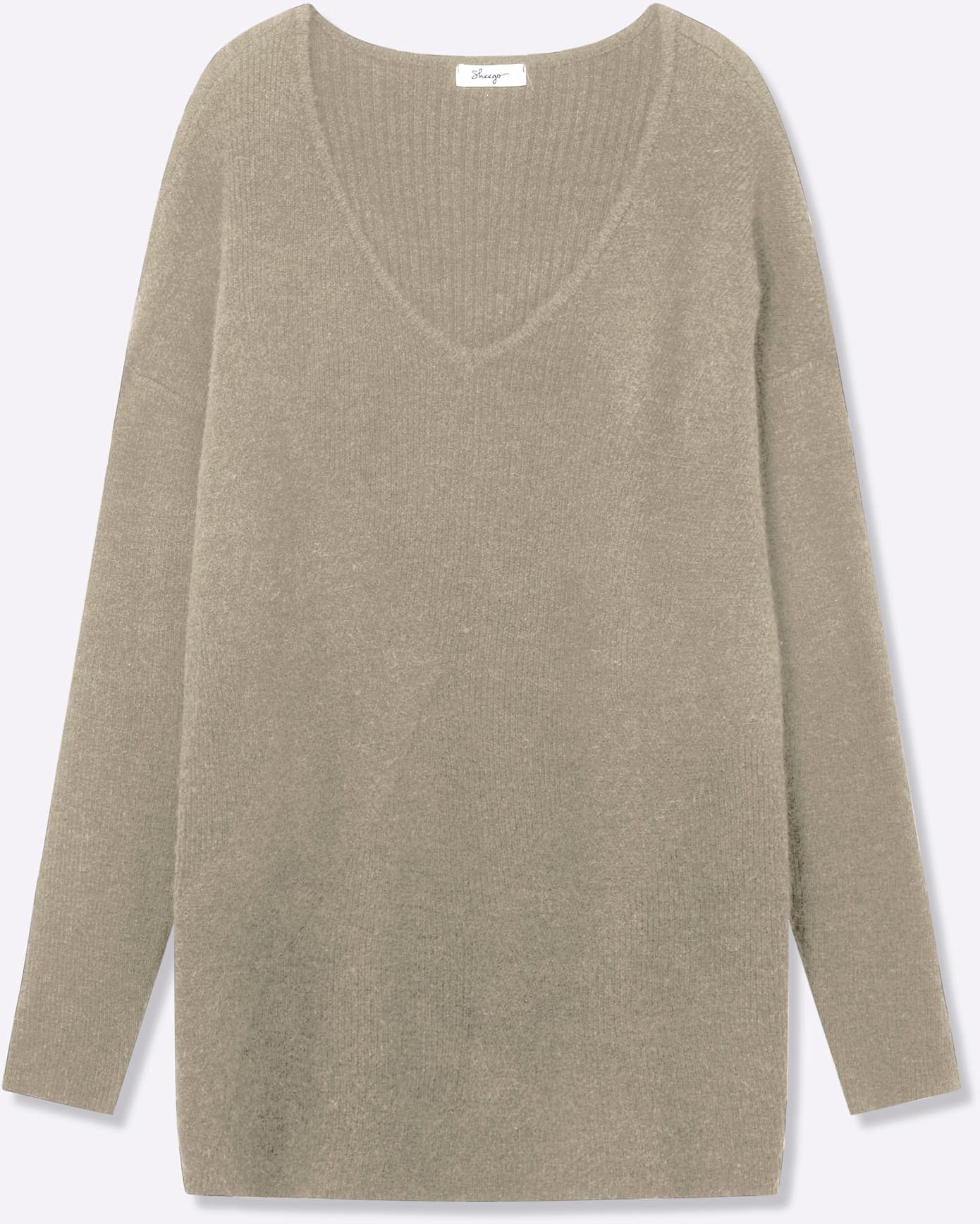 Sheego V-Ausschnitt-Pullover »Pullover«