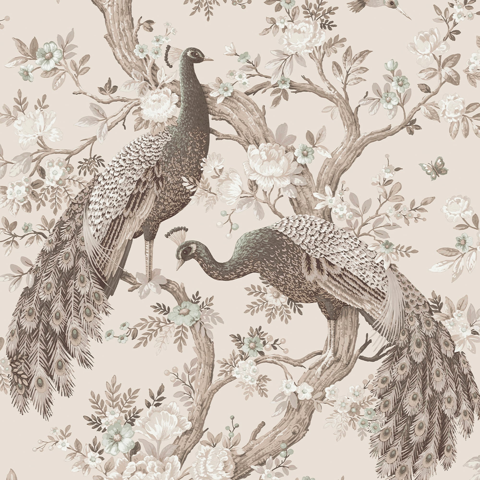 LAURA ASHLEY Vliestapete "Belvedere" FSC zertifiziert, mit lebhaftem Druck, 10 Meter Länge