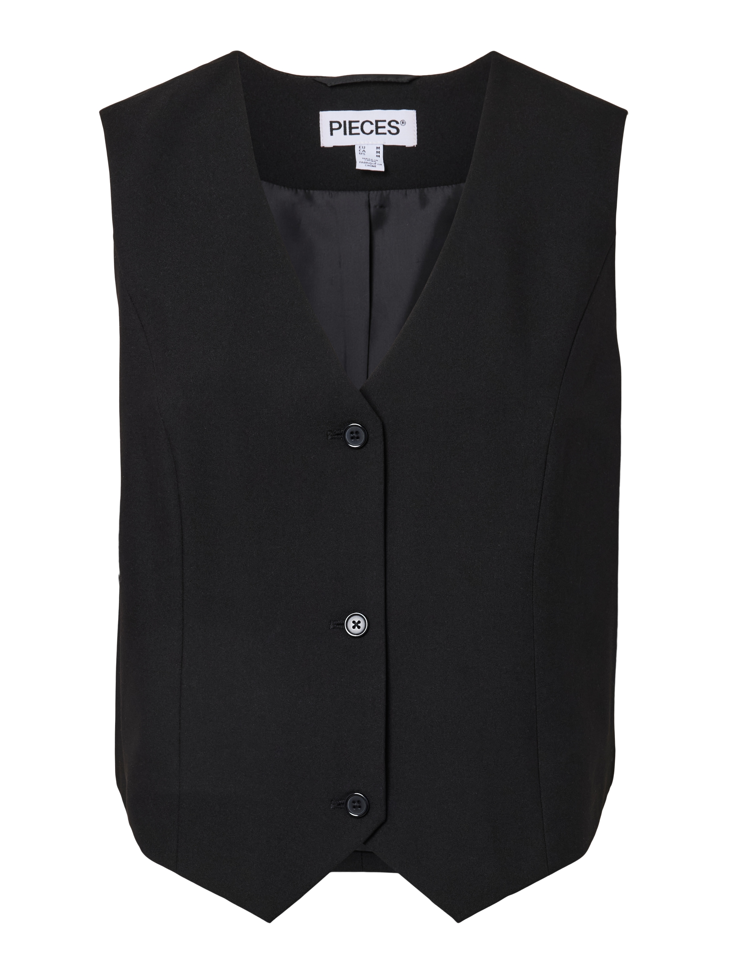 pieces Anzugweste »PCBOSELLA VEST NOOS BC« Materialmix