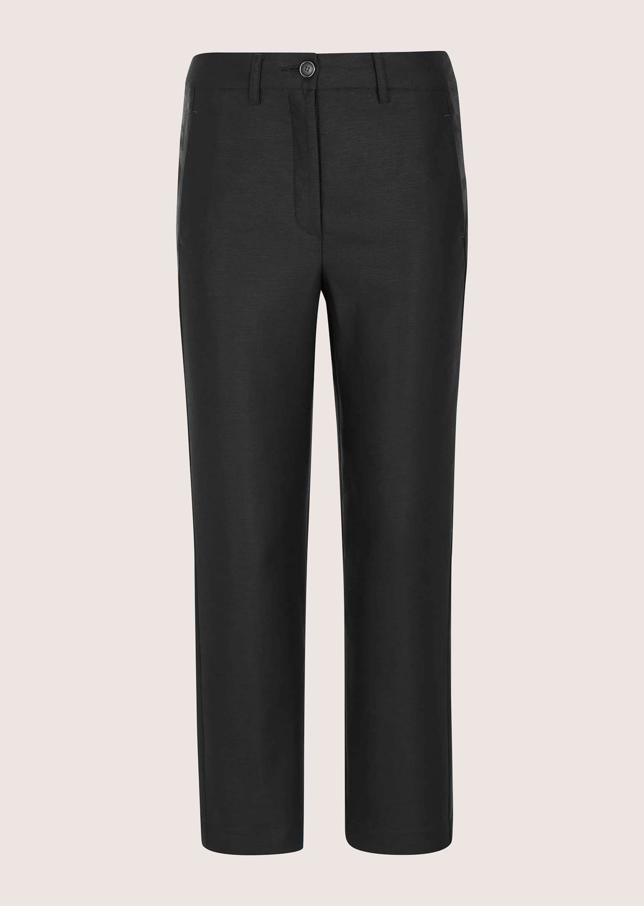 MADELEINE Stoffhose "Leinenhose Stoffhose mit Formbund" 7/8-Hose in Leinenmischung