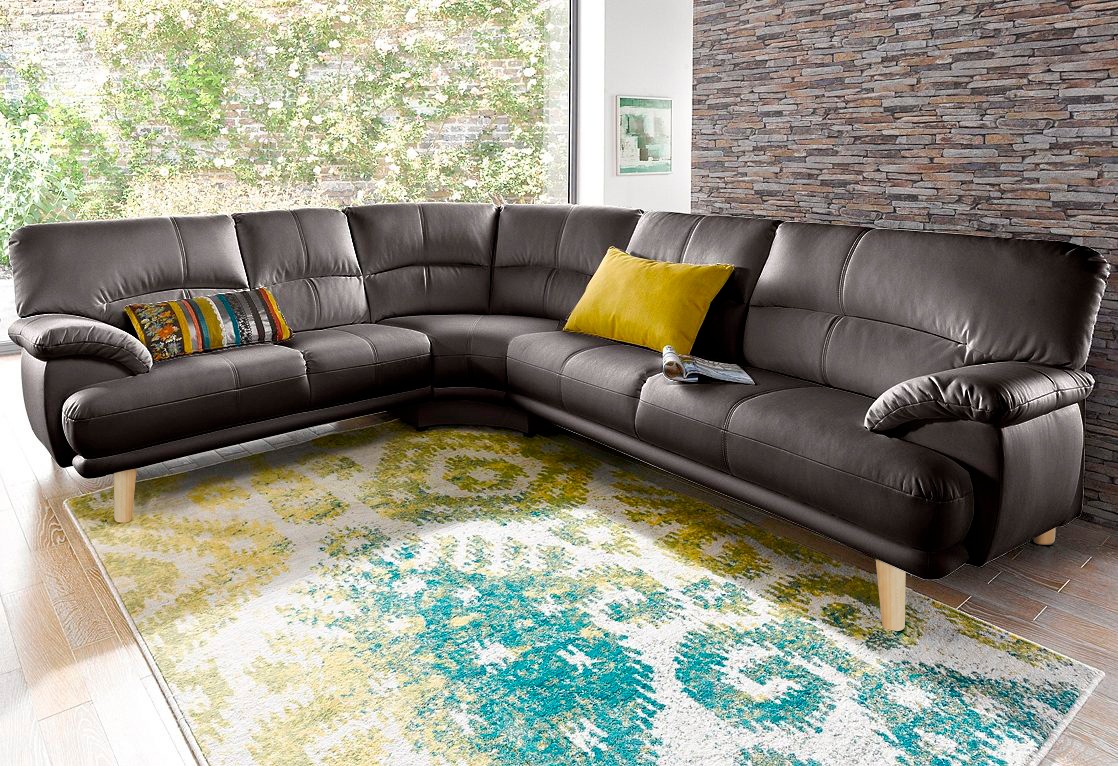 TRENDMANUFAKTUR Polsterecke "Cecilia, italienisches Designsprache, modern u günstig online kaufen
