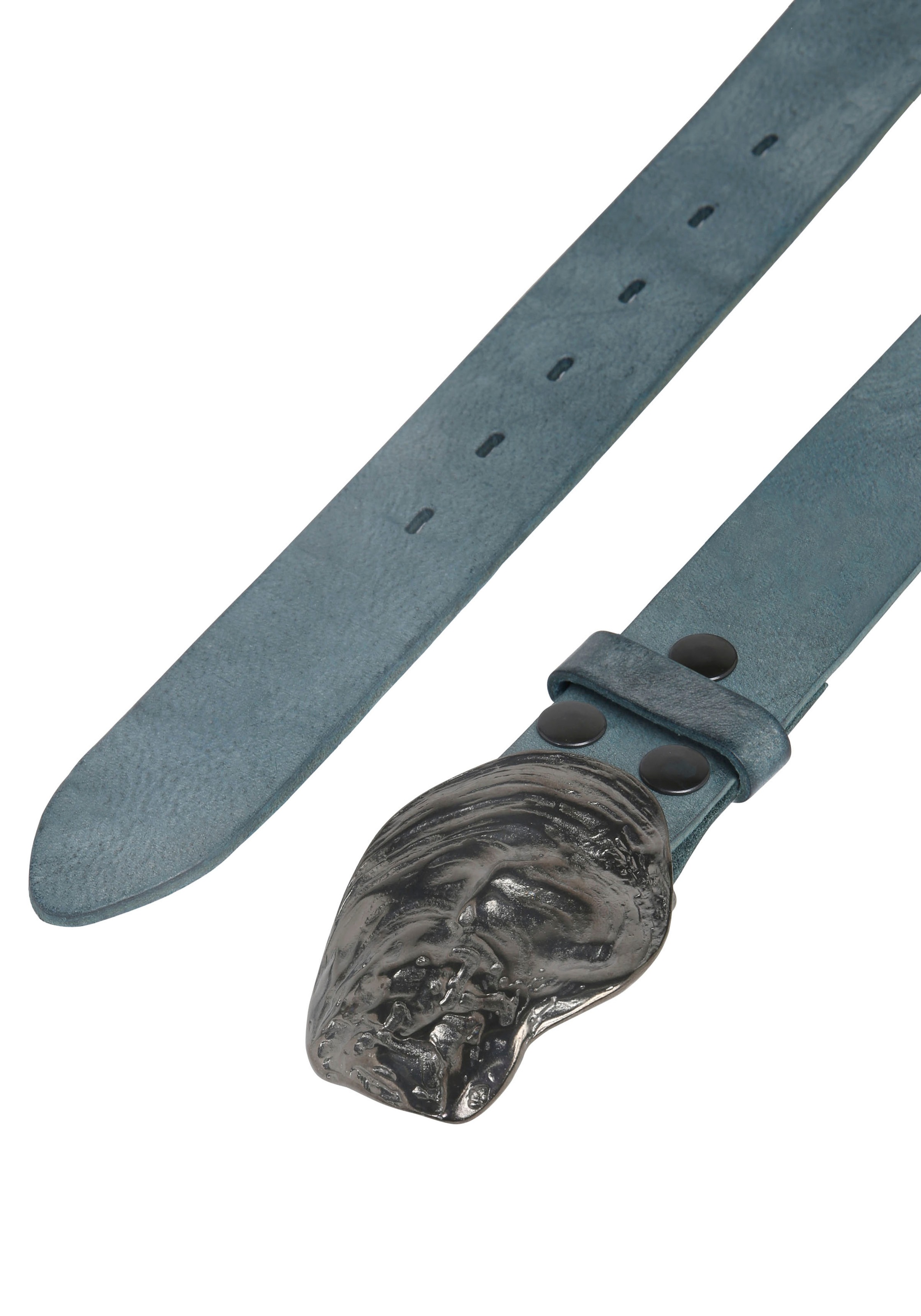 Rettungsring Gürtel Ledergürtel mit austauschbarer Schließe "Auster Muschel günstig online kaufen