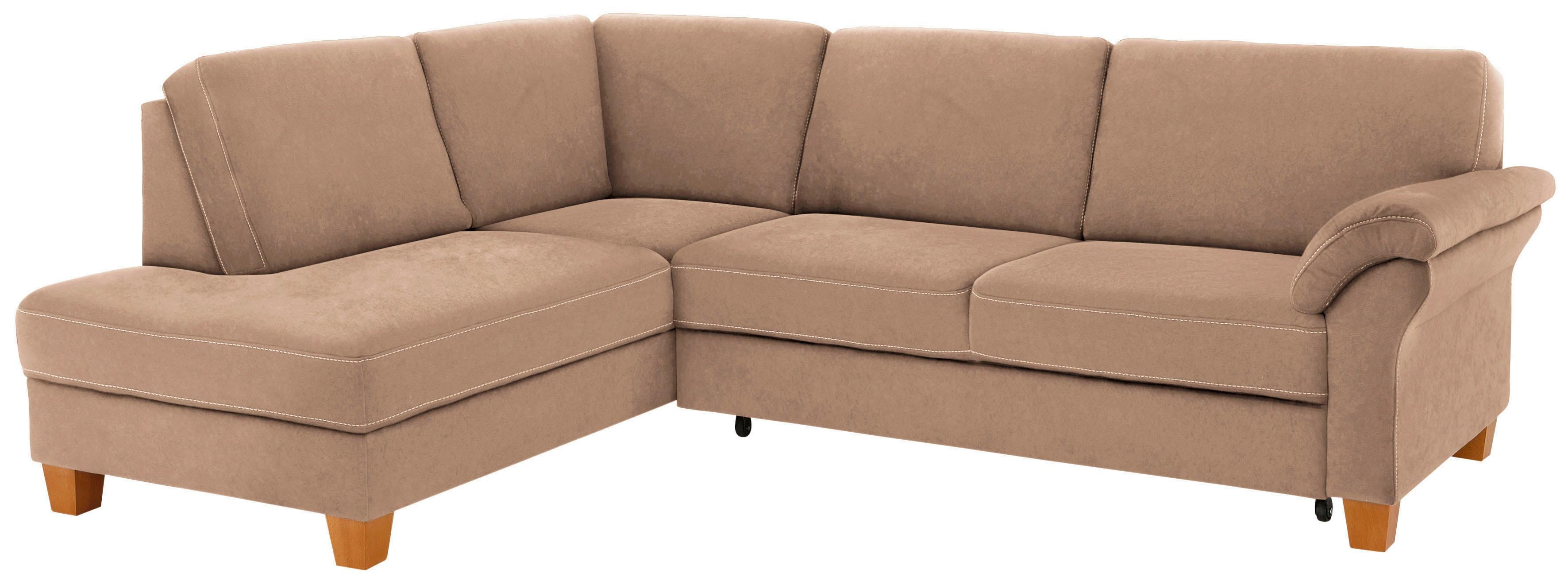 OTTO home Ecksofa "Borkum L-Form, B: 249 cm - OTTO. Verlässliche Qualität." mit Schlaffunktion, Eckcouch mit Federkern