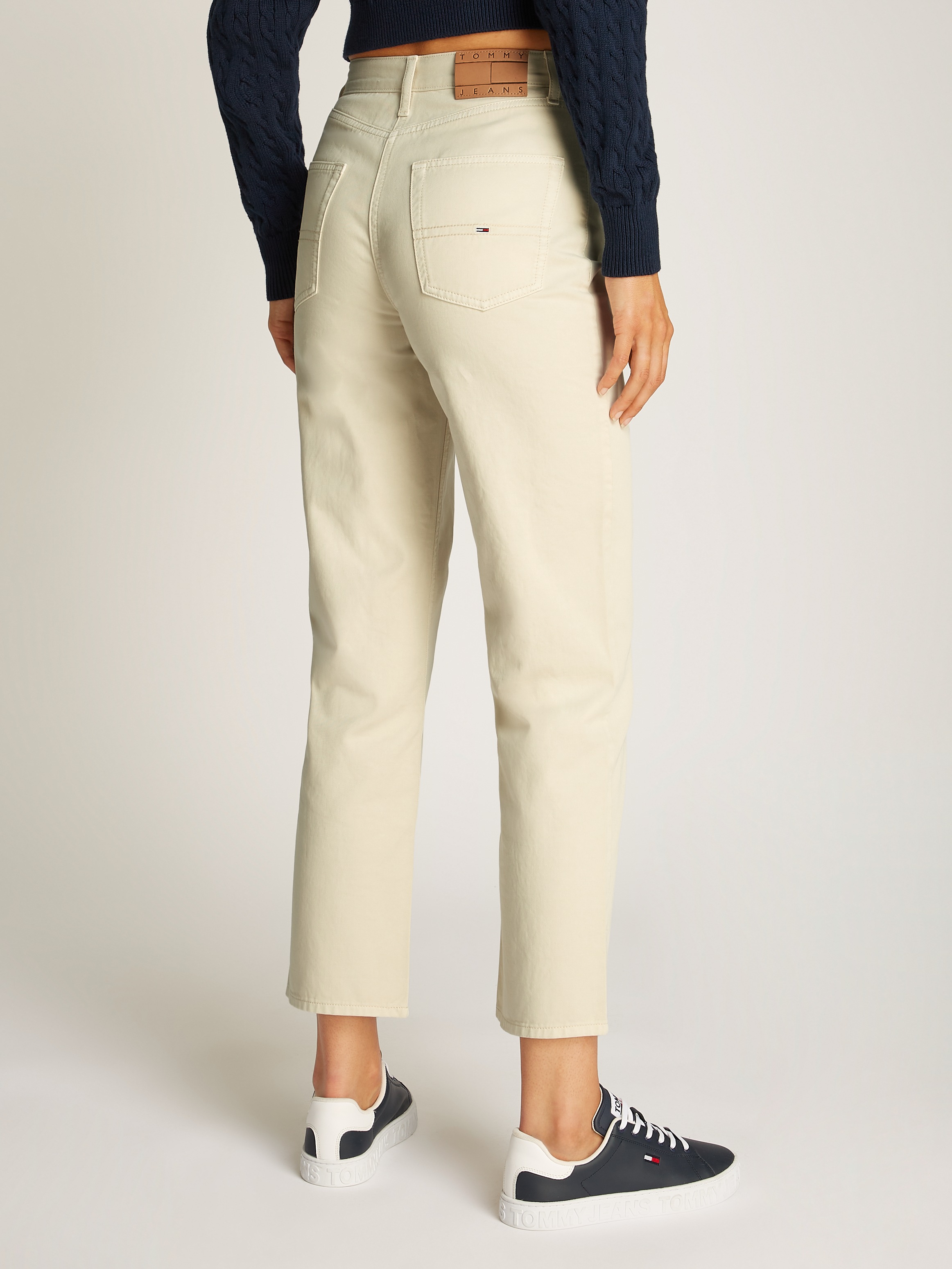 Tommy Jeans "TJW LAYLA HR SLIM STR" in Unifarbe günstig online kaufen