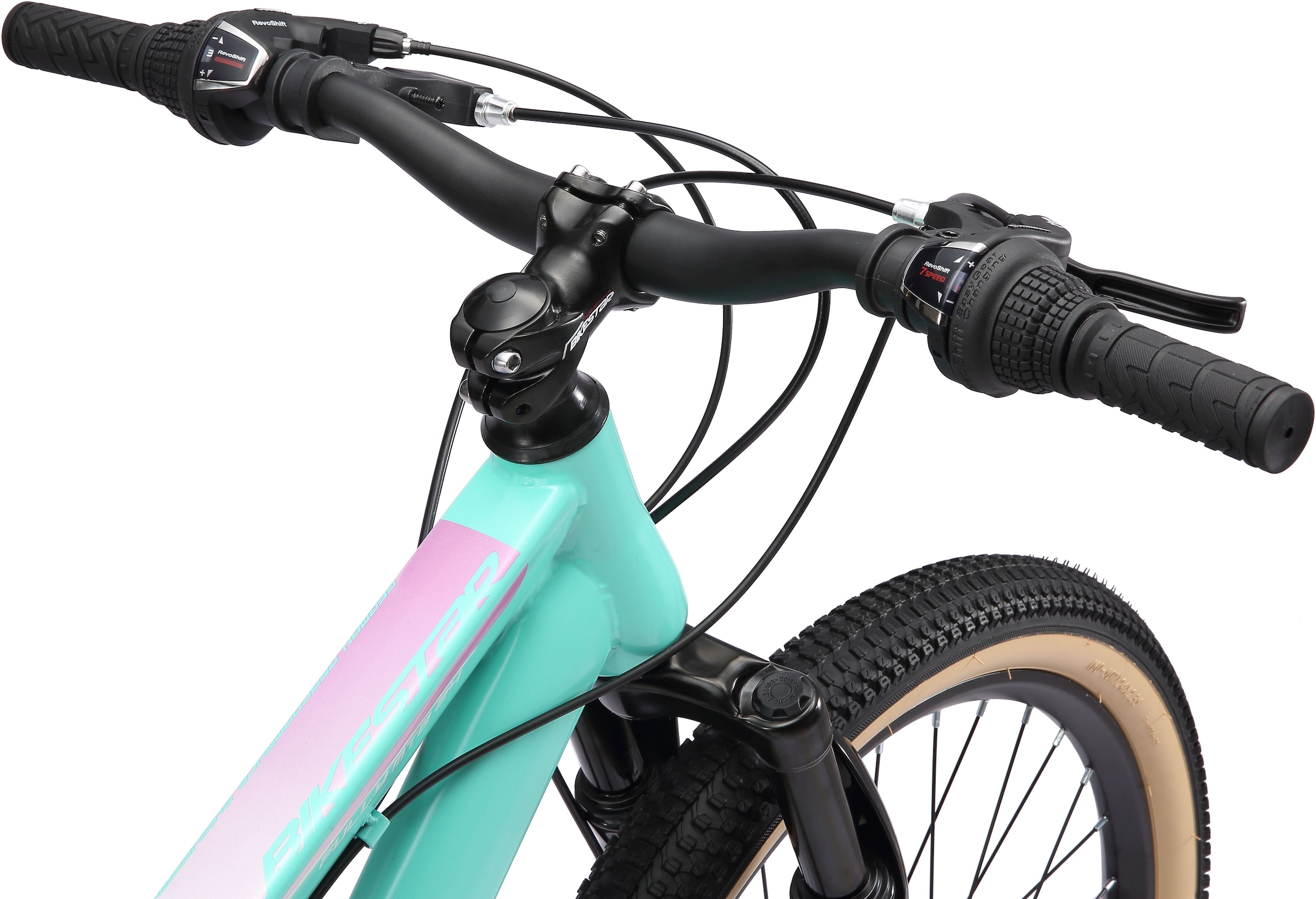 Bikestar Jugendfahrrad, 21 Gang, Shimano, RD-TY21 Schaltwerk, Kettenschaltung