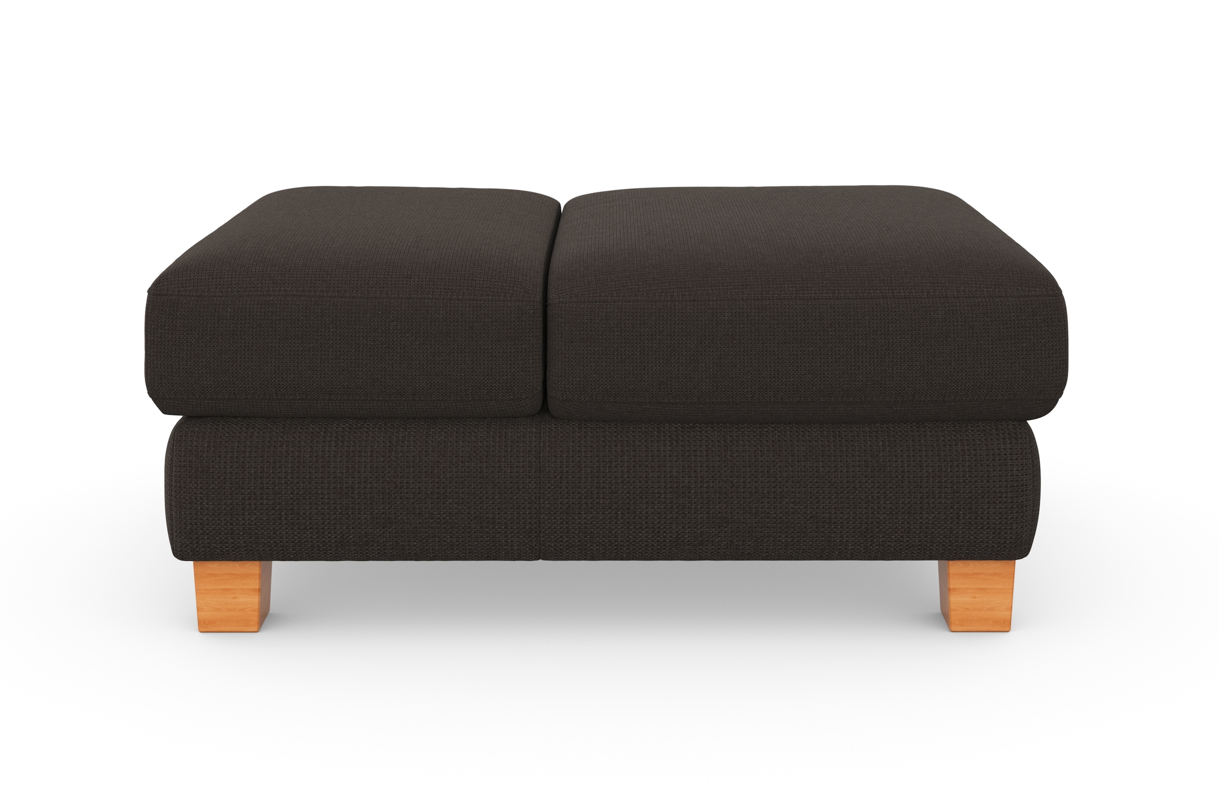 sit&more Polsterhocker »Dundee«, mit Klappfunktion, Federkern und hochwertigen Massivholzfüßen