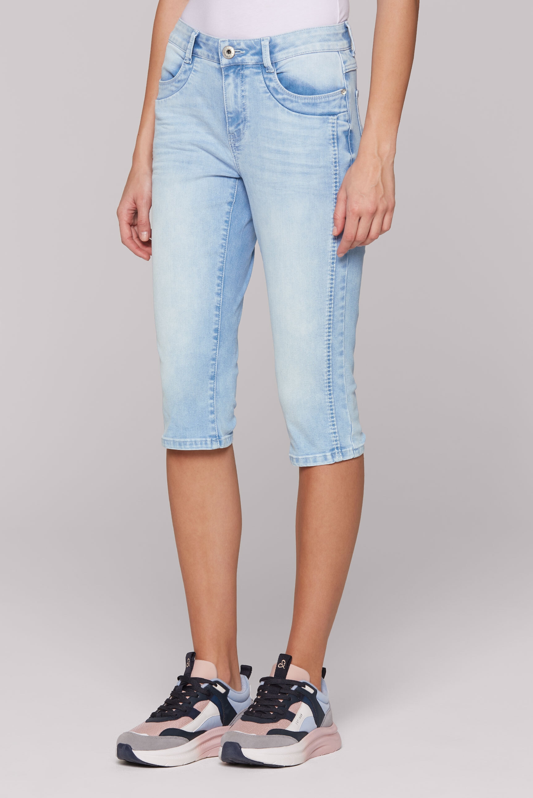SOCCX Jeansshorts, mit normaler Leibhöhe günstig online kaufen