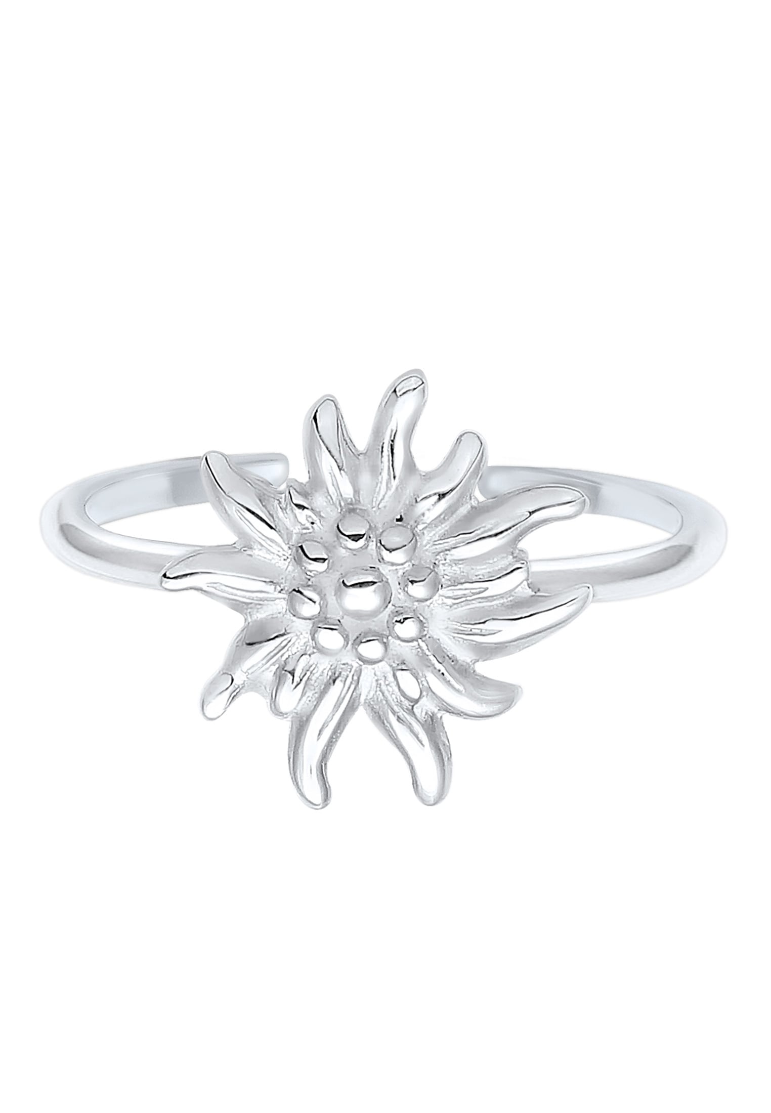 Elli Fingerring »Edelweiss Tracht Dirndl Wiesen 925 Sterling Silver«
