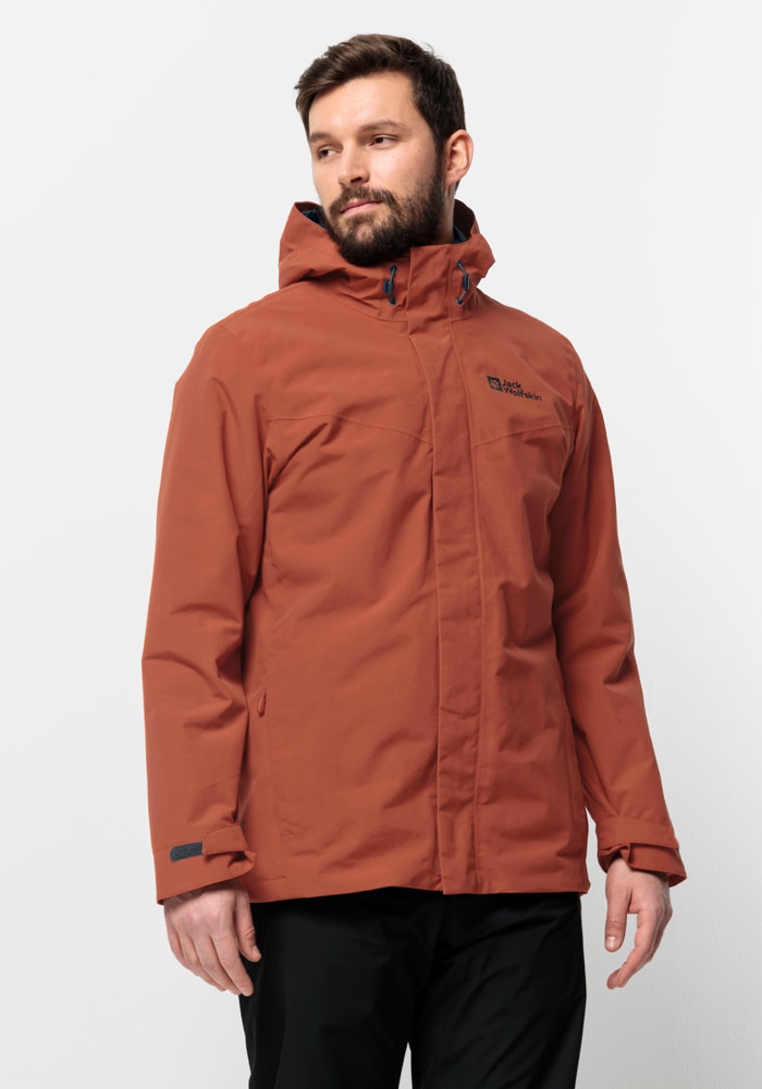 Jack Wolfskin 3-in-1-Funktionsjacke »ALTENBERG 3IN1 JKT M«, (2 teilig), mit Kapuze