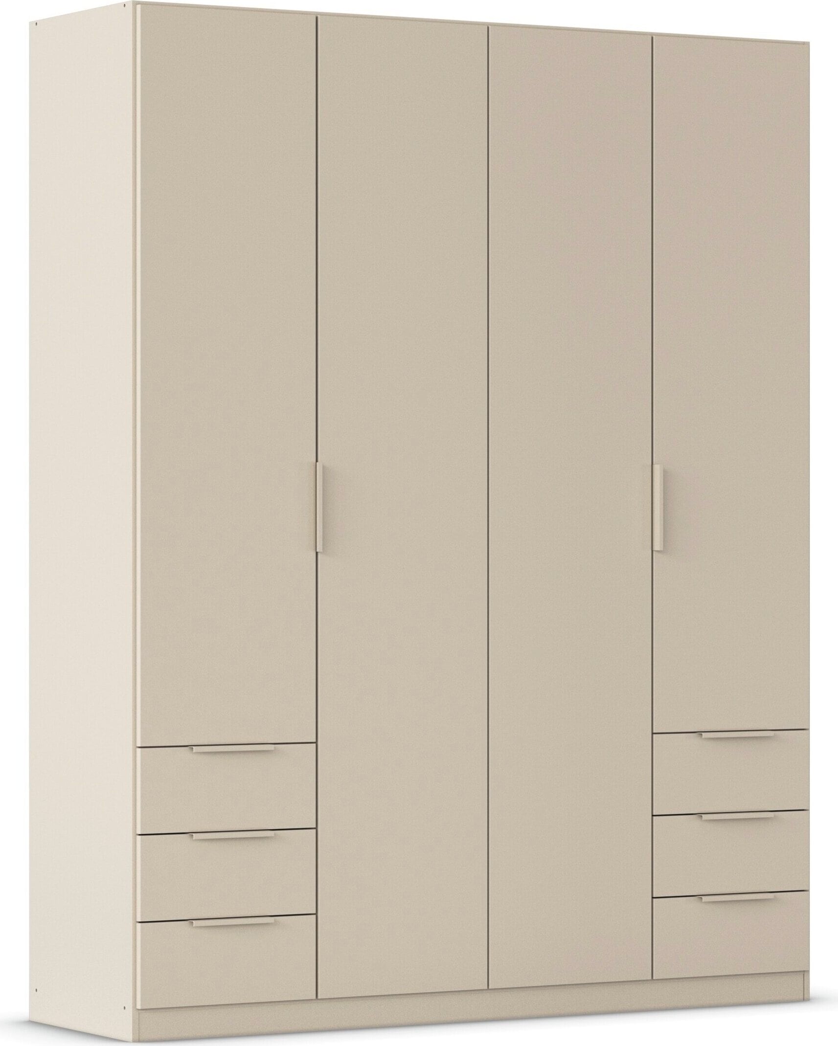 OTTO home Kleiderschrank "Mehrzweckschrank Schrank Schlafzimmer Garderobe Mietswohnung XEELINA" Mehr Flexibilität durch variable Schubladenanordnung MADE IN GERMANY