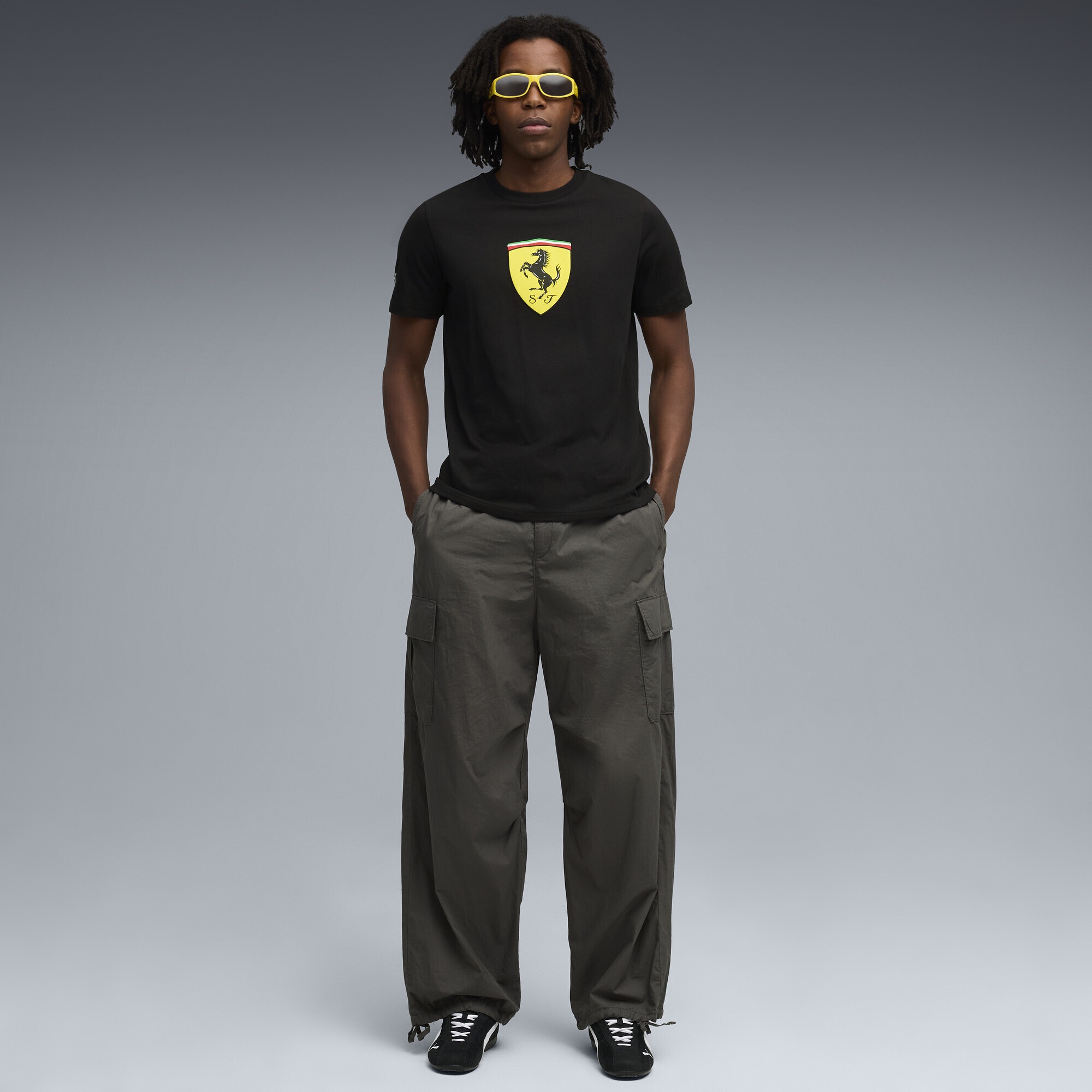 PUMA T-Shirt »Scuderia Ferrari Sportswear Coloured Shield T-Shirt Herren«
