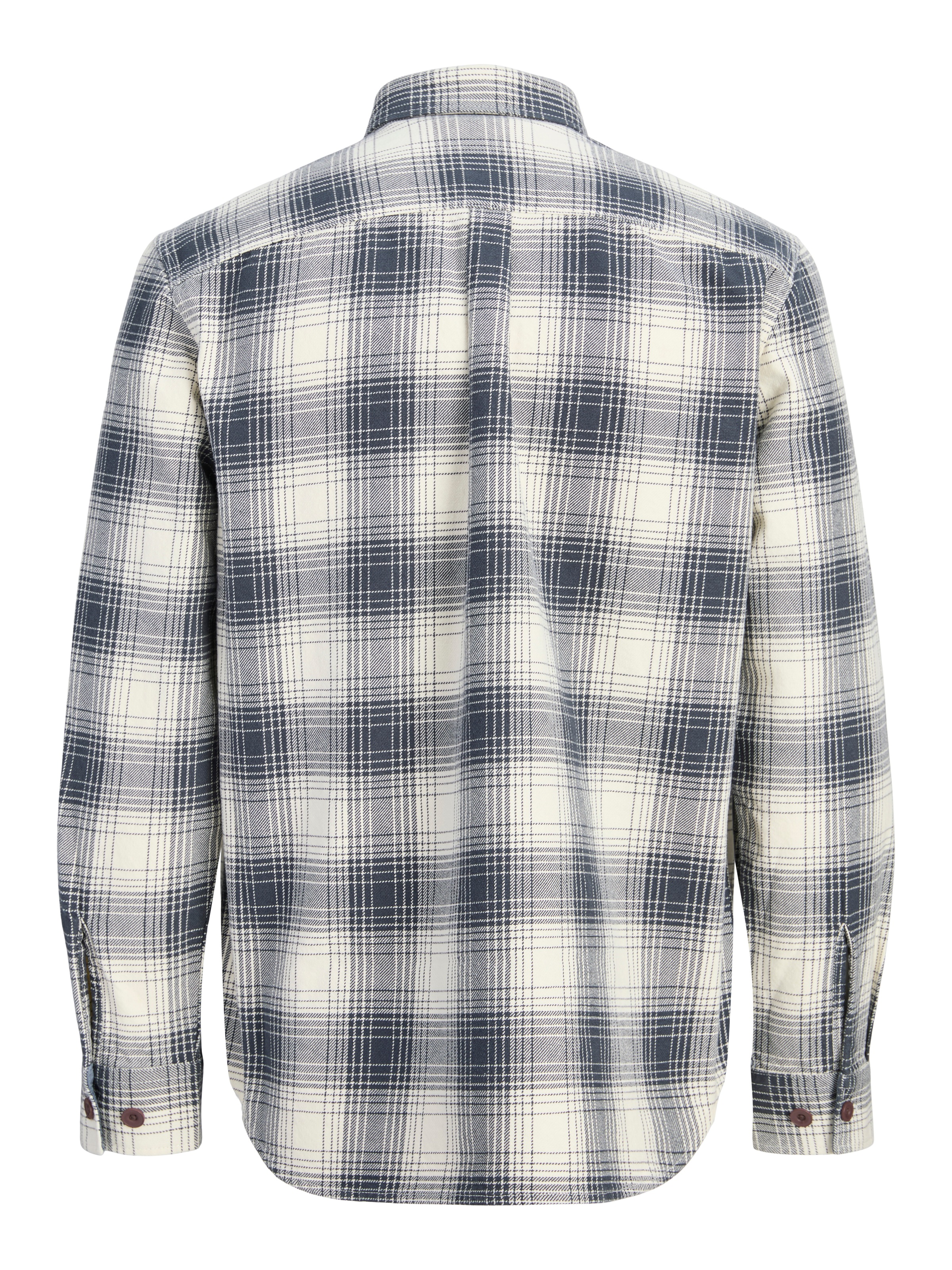 Jack & Jones Langarmhemd »JPRBLUIVY CHECK L/S OVERSHIRT SN« Baumwolle, normal geschnitten