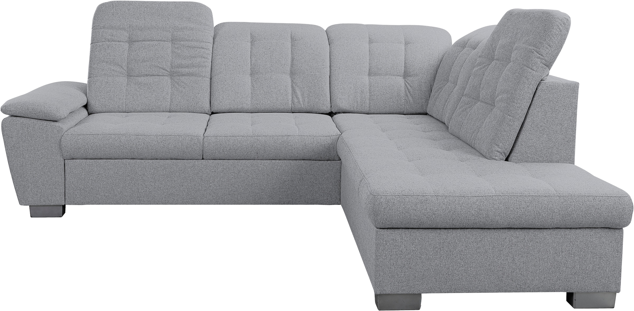 WERK2 Ecksofa "Bonny inkl. Kopfteilverstellung, Bettfunktion, Stauraum, Bre günstig online kaufen