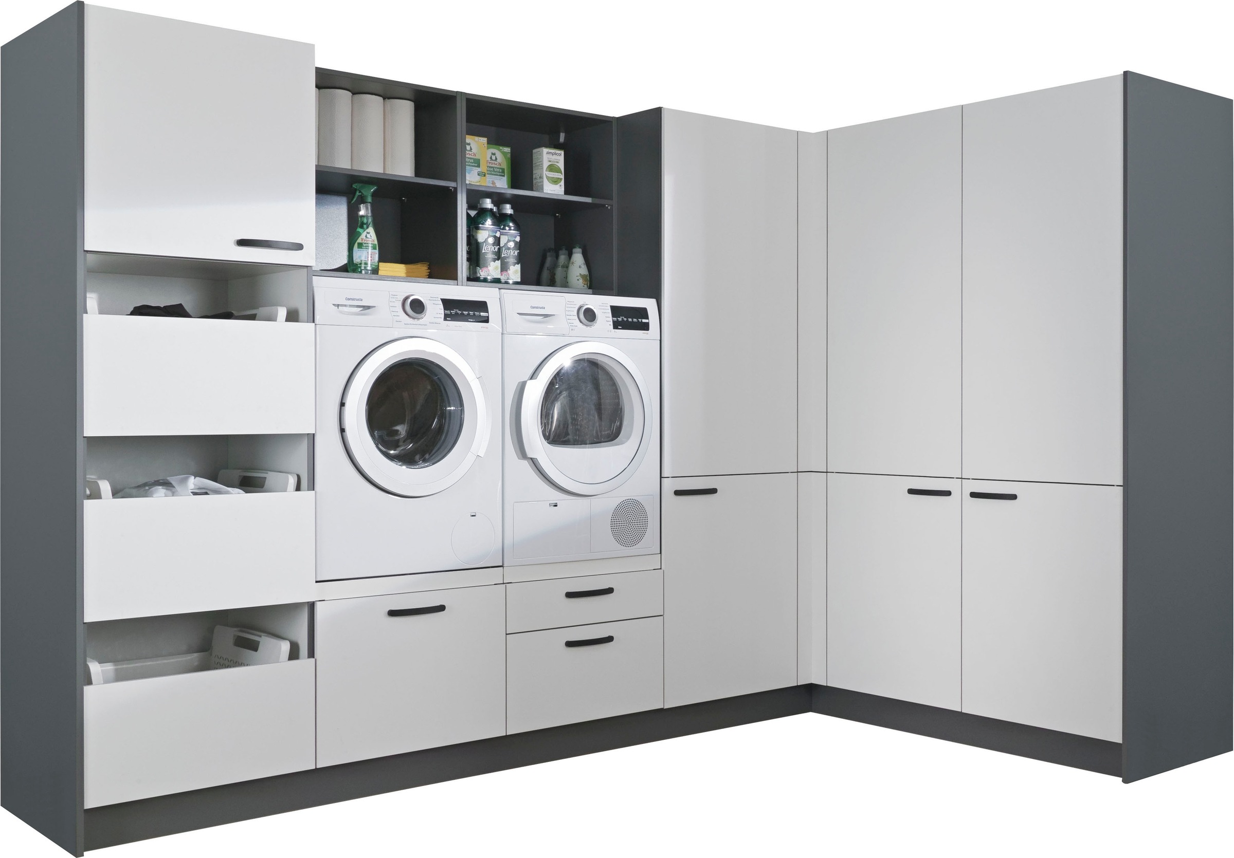 Express Küchen Schrank-Set "Arta" 12 Stk. tlg. vormontiert, mit Soft-Close- günstig online kaufen