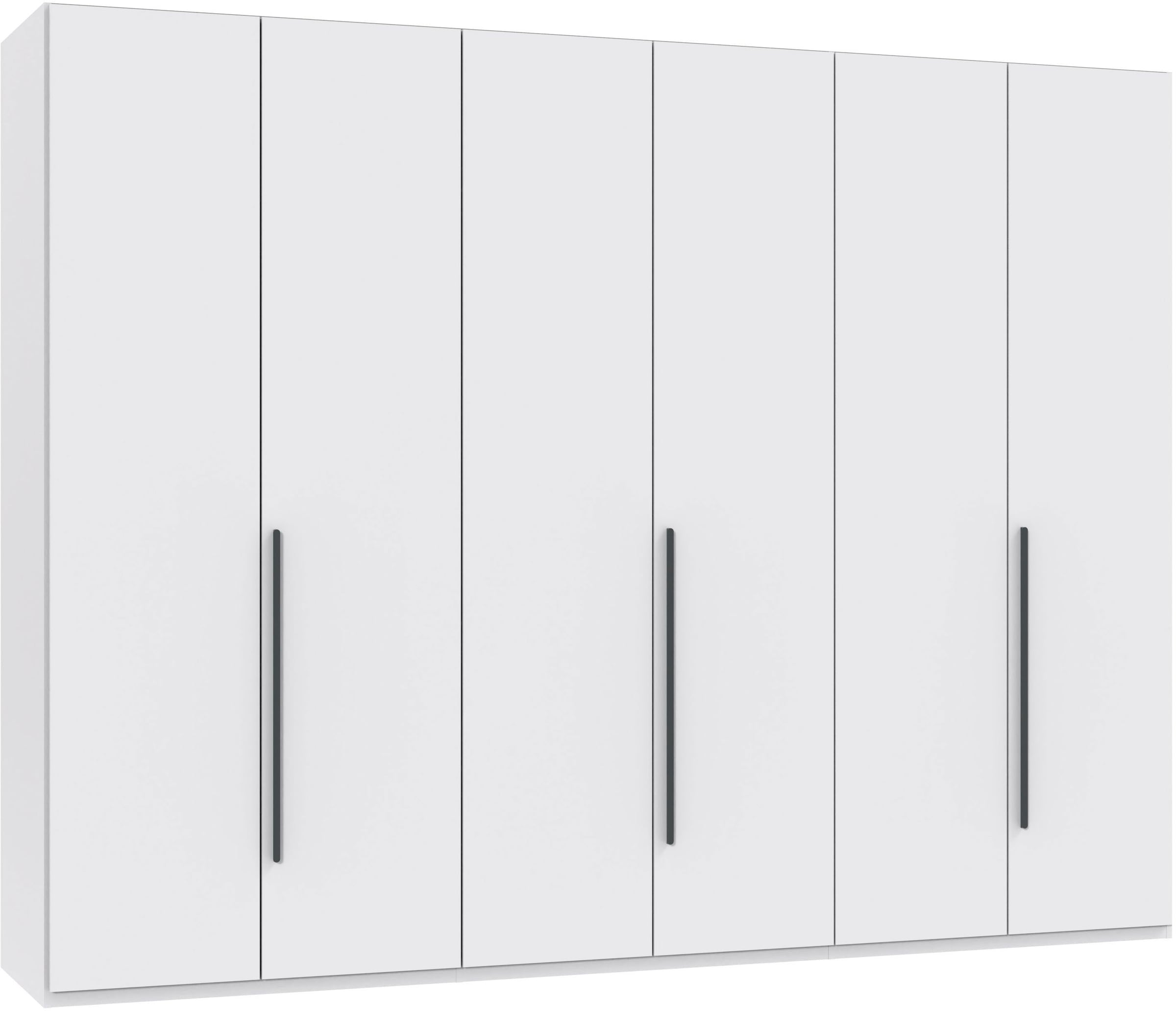Wimex Drehtürenschrank "Kleiderschrank London, in den Breiten 180cm, 225cm oder 270cm" mit verschiedenen Griffen in goldfarben, silberfarben oder schwarz, wahlweise mit Basic- oder Premium-Ausstattung erhältlich