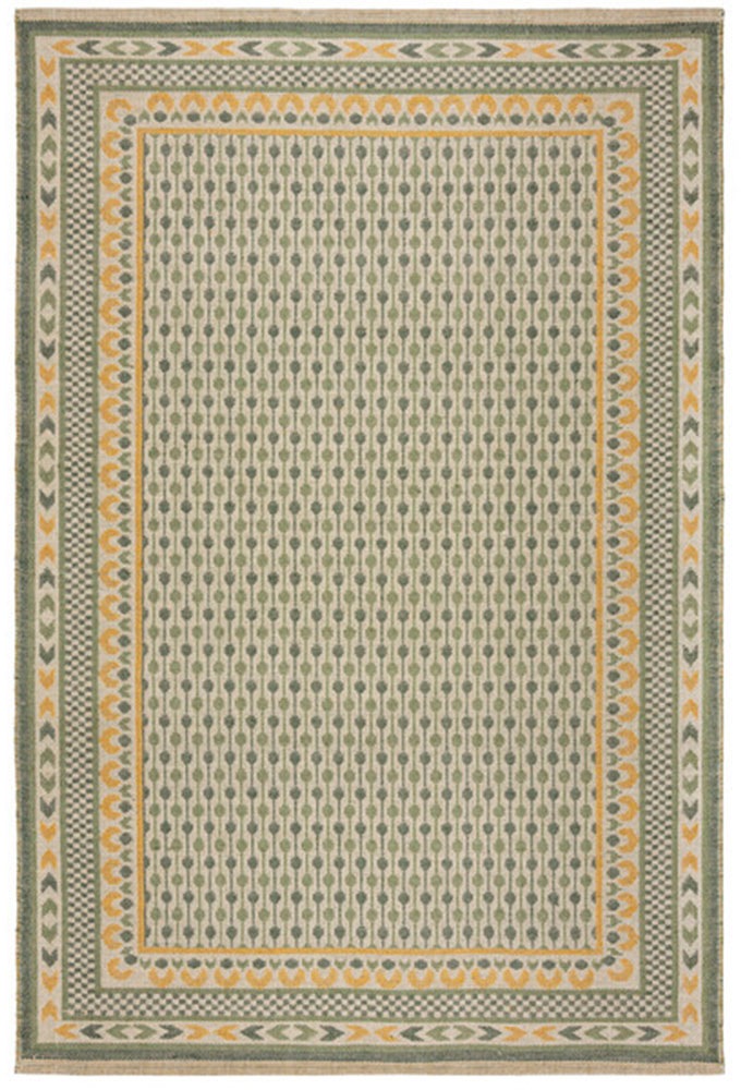 FLAIR RUGS Teppich »MARA JUTE«, rechteckig, 1 mm Höhe, Gewebter Jute-Bordürenteppich