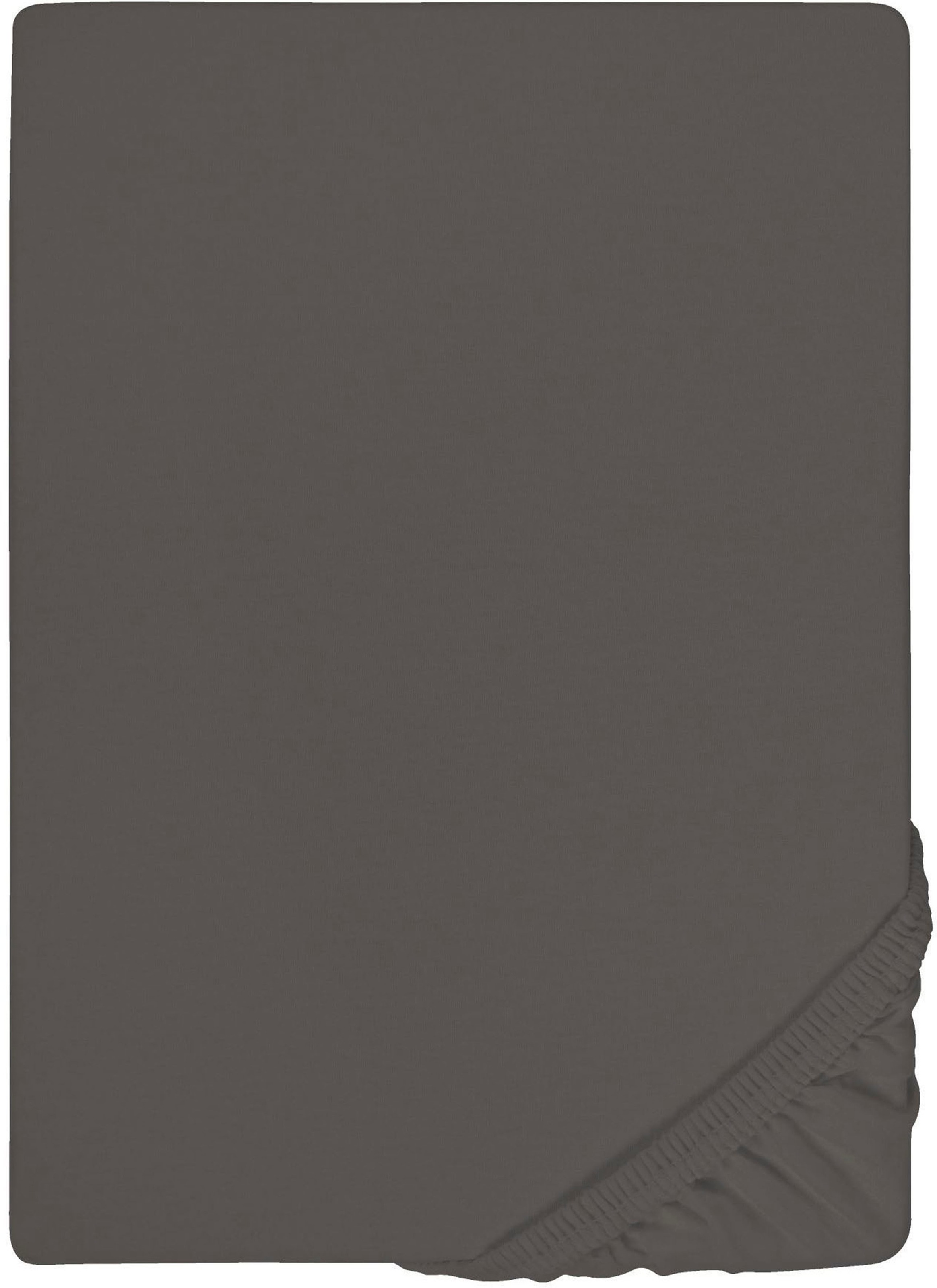 Biberna Spannbettlaken »Conny«, hochwertiges Jersey-Elasthan geeignet für Wasser- und Boxspringbetten