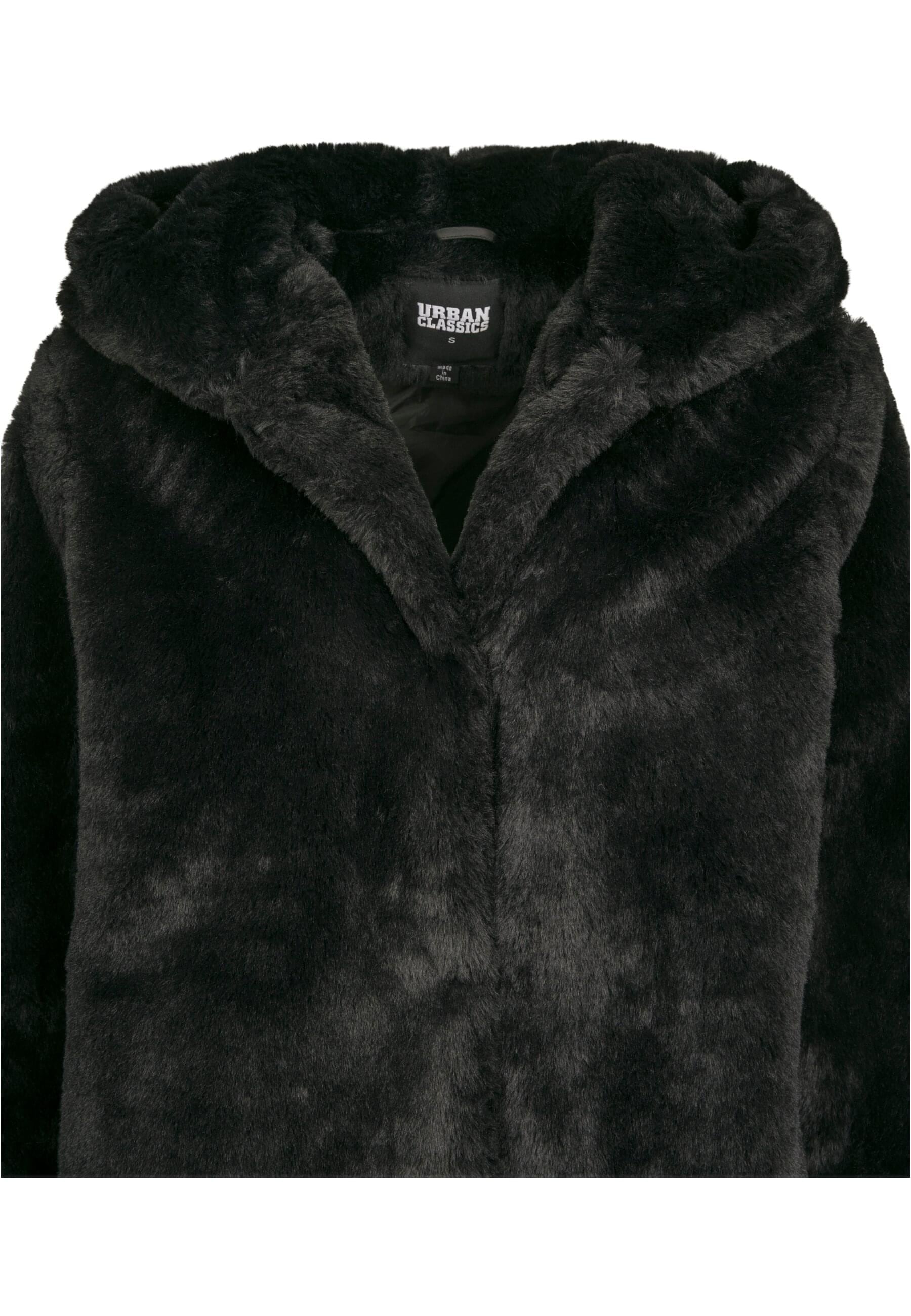 URBAN CLASSICS Parka »Urban Classics Damen Ladies Hooded Teddy Coat«, (1 St.), ohne Kapuze