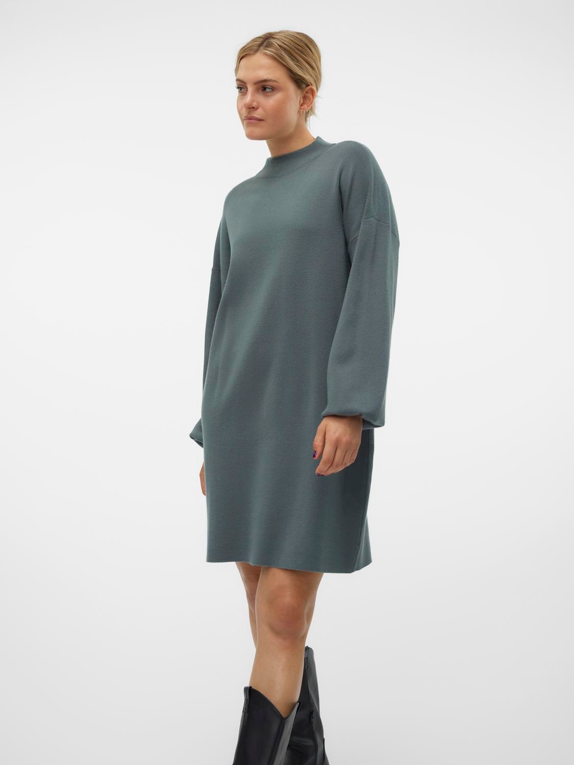 Vero Moda Strickkleid »VMNANCY LS FUNNELNECK DRESS GA NOOS«