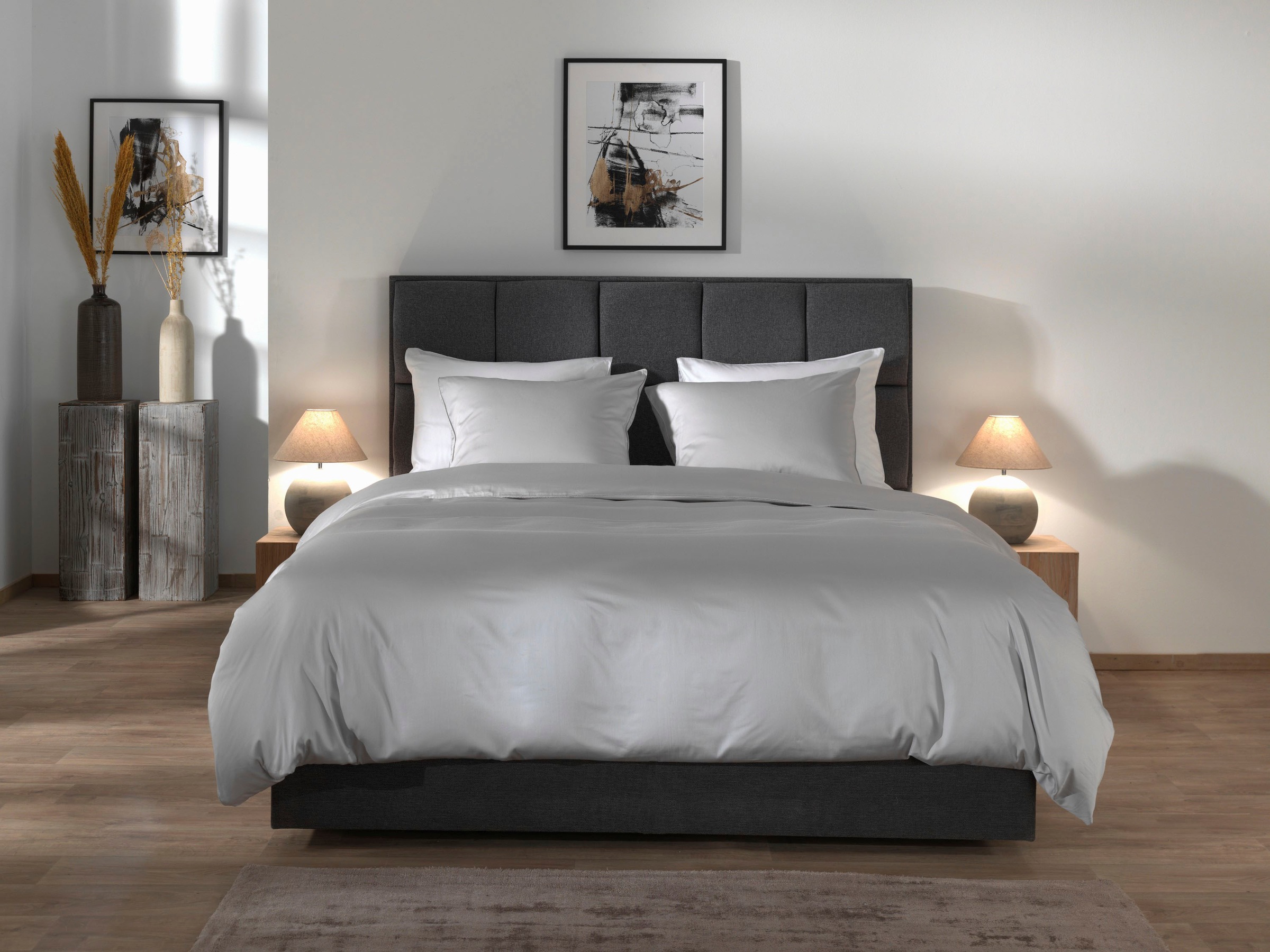 YELLOW Bettwäsche »Suite-Dubai« 2 Stk. tlg. Uni Design, 100% Baumwolle ab 135x200 cm.