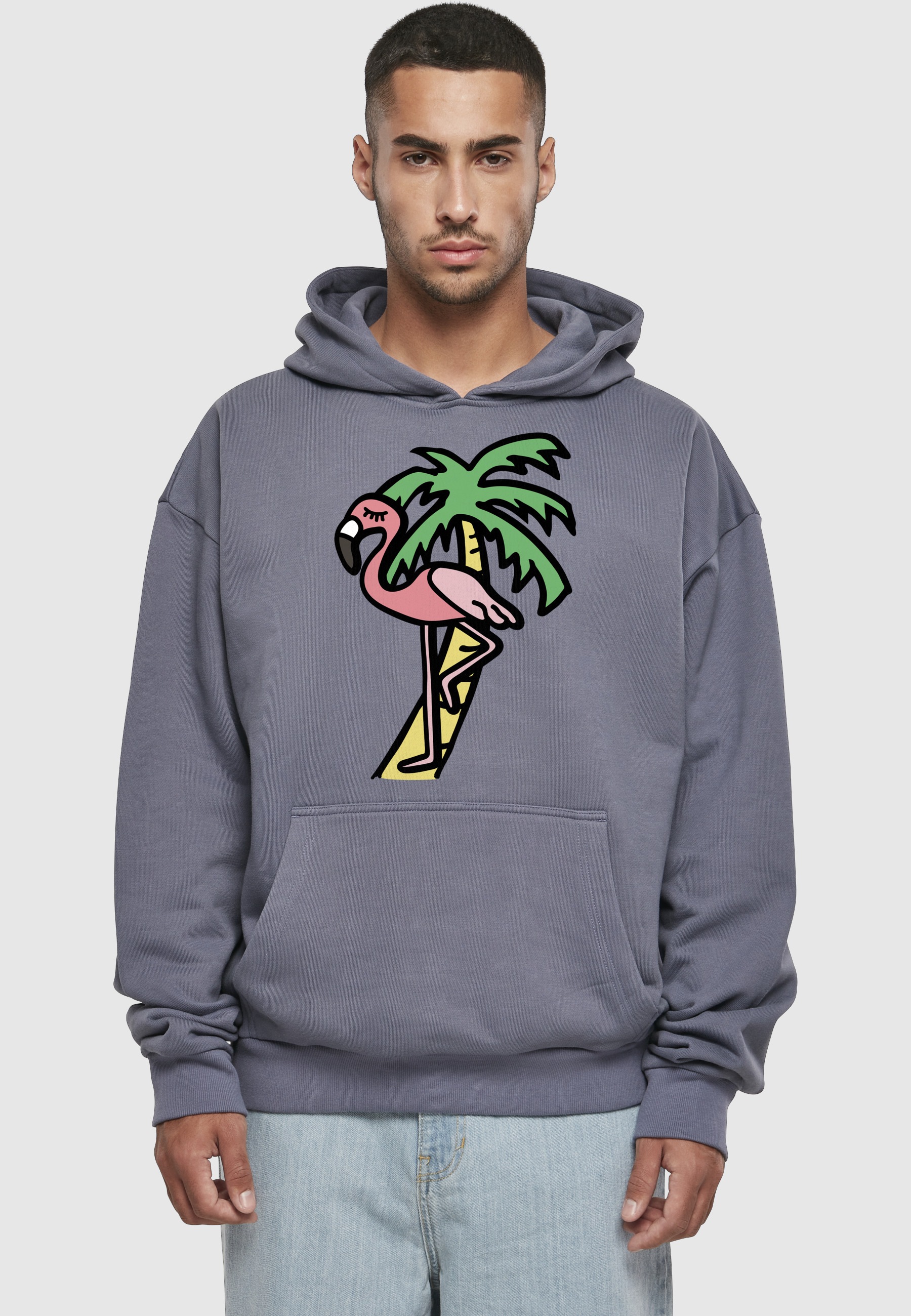 Thumbnail - MisterTee Kapuzenpullover "MisterTee Flamingo Hoodie" 1 Stk.