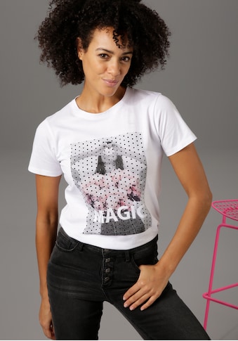 Aniston CASUAL T-Shirt, mit magischem Frontdruck kaufen