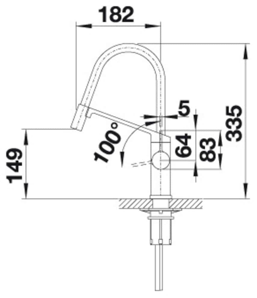 Blanco Küchenarmatur »VIU-S« mit Ausziehbrause