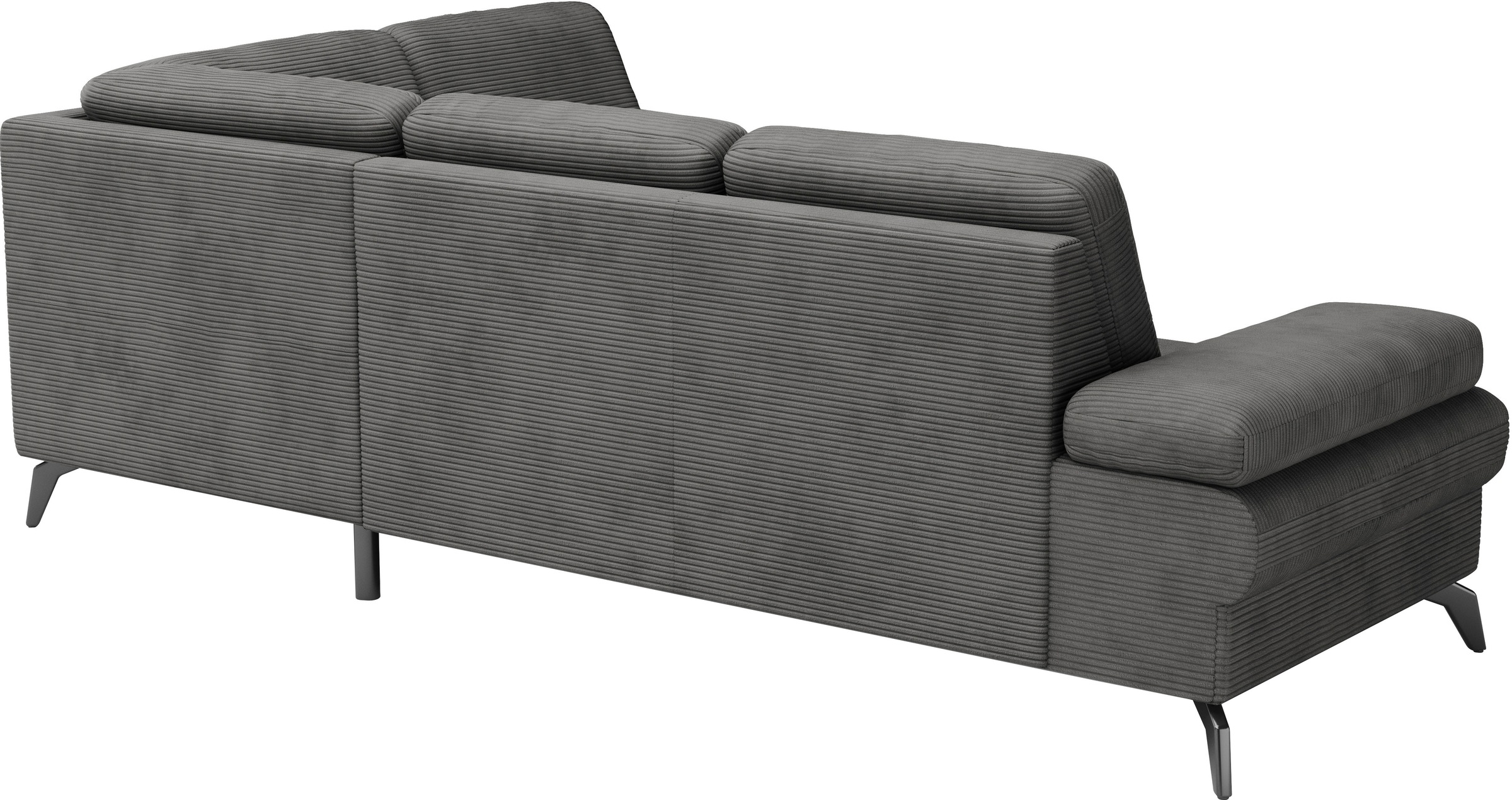 sit&more Ecksofa »Morris Jubi L-Form«, inkl. Armteilfunktion und 1 Zierkissen, wahlweise mit Bettfunktion
