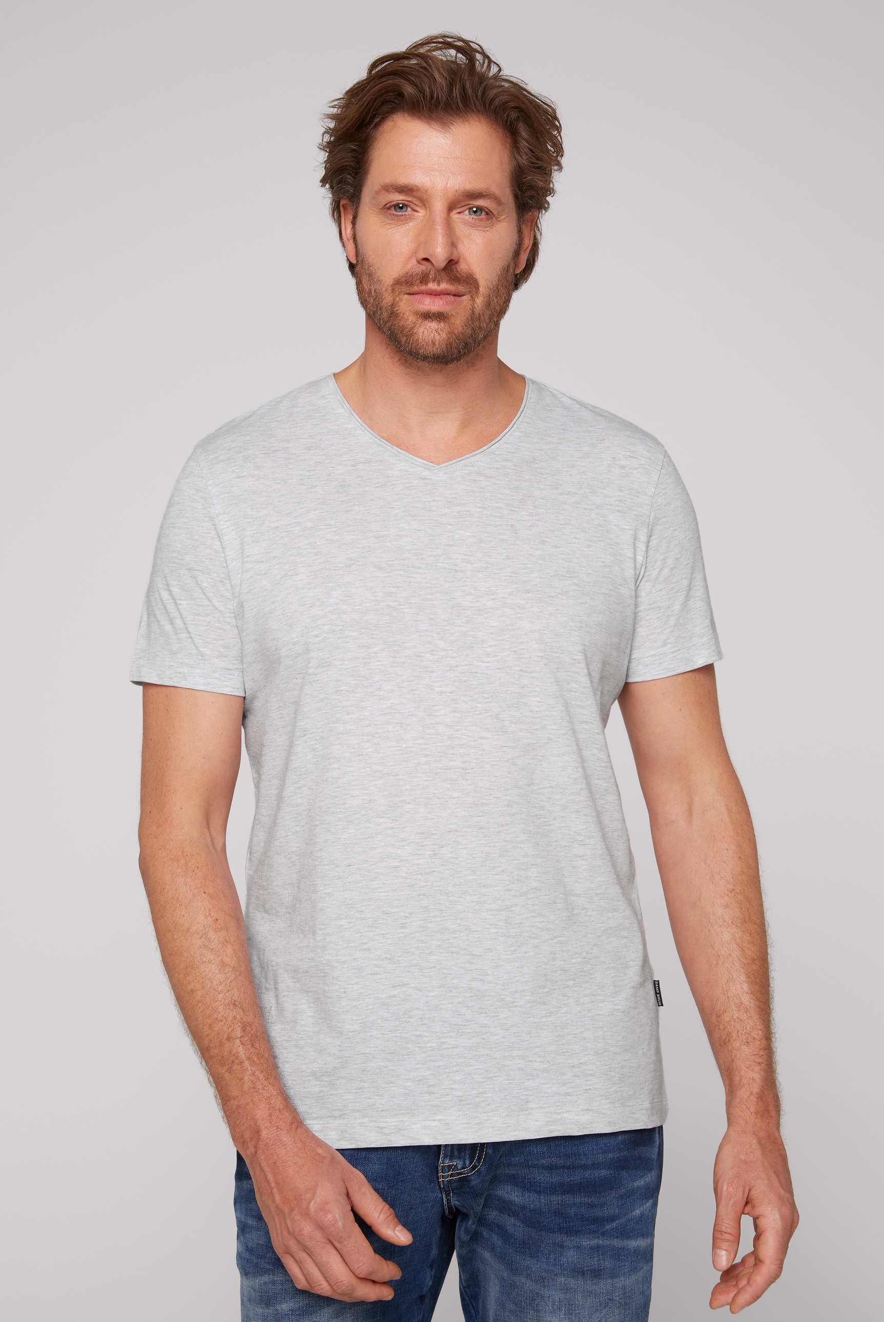 CAMP DAVID V-Shirt, aus Baumwolle