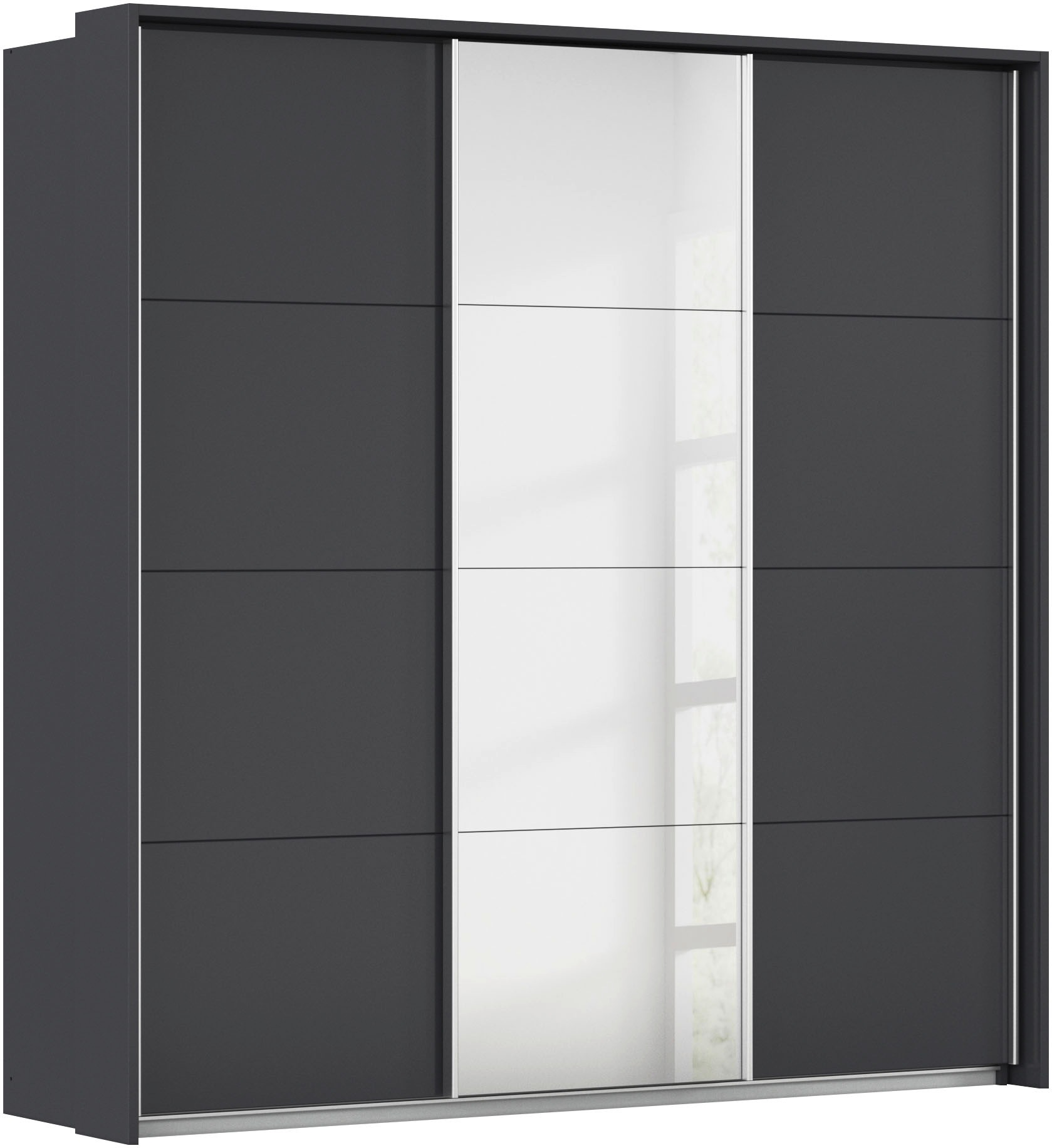OTTO home Kleiderschrank "Mehrzweckschrank Aktenschrank Möbel Mietswohnung Schlafzimmer CORTONA" erhältlich in Breite 211/278/323/368 cm, Höhe: 214/233 cm, inkl. Passepartout und Zubehör, optionale Beleuchtung MADE IN GERMANY