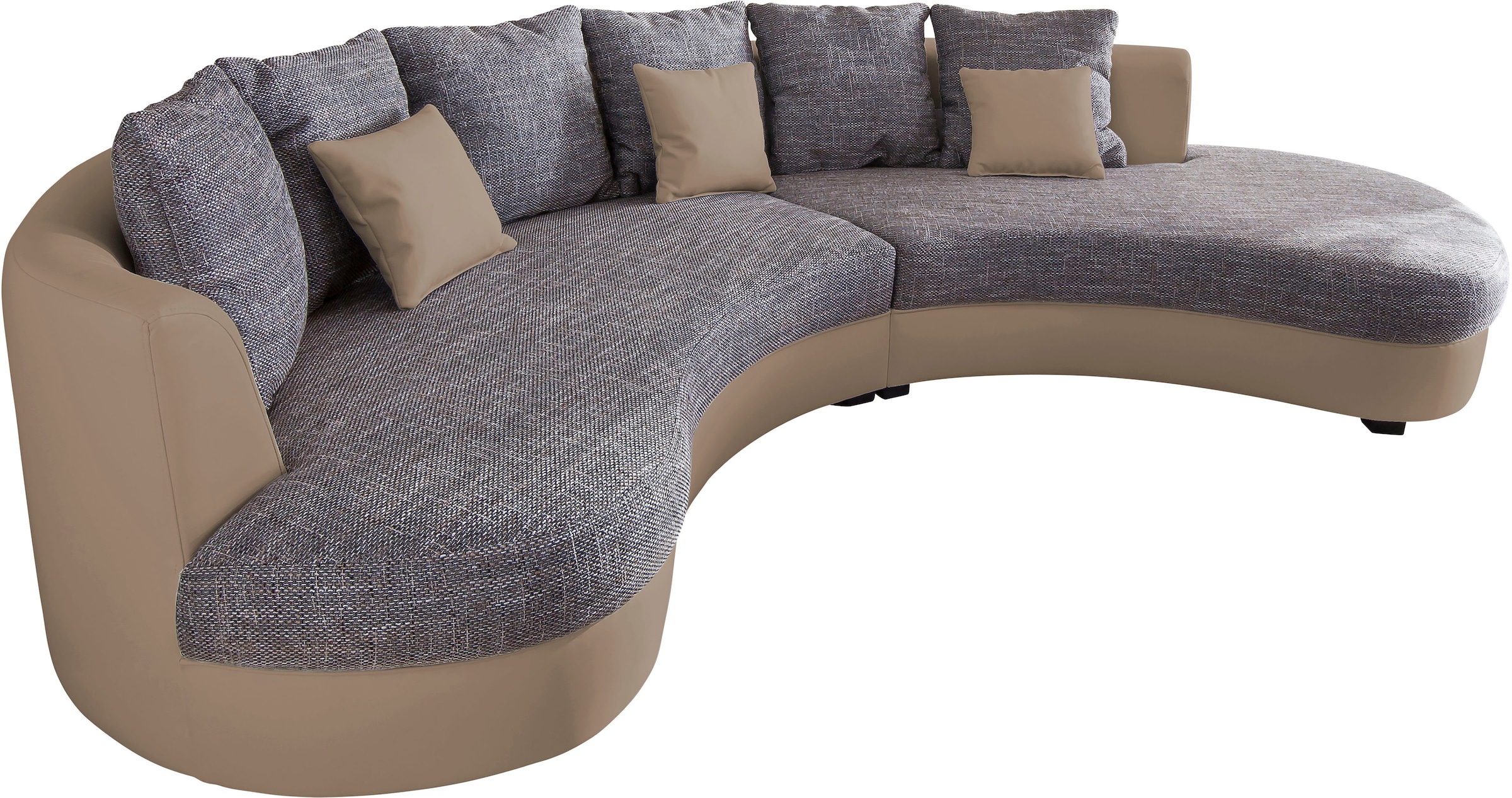 Home affaire Ecksofa »Lazio modern und bequem, schmale Armlehnen, tolle Detailverarbeitung« ergonomische Form
