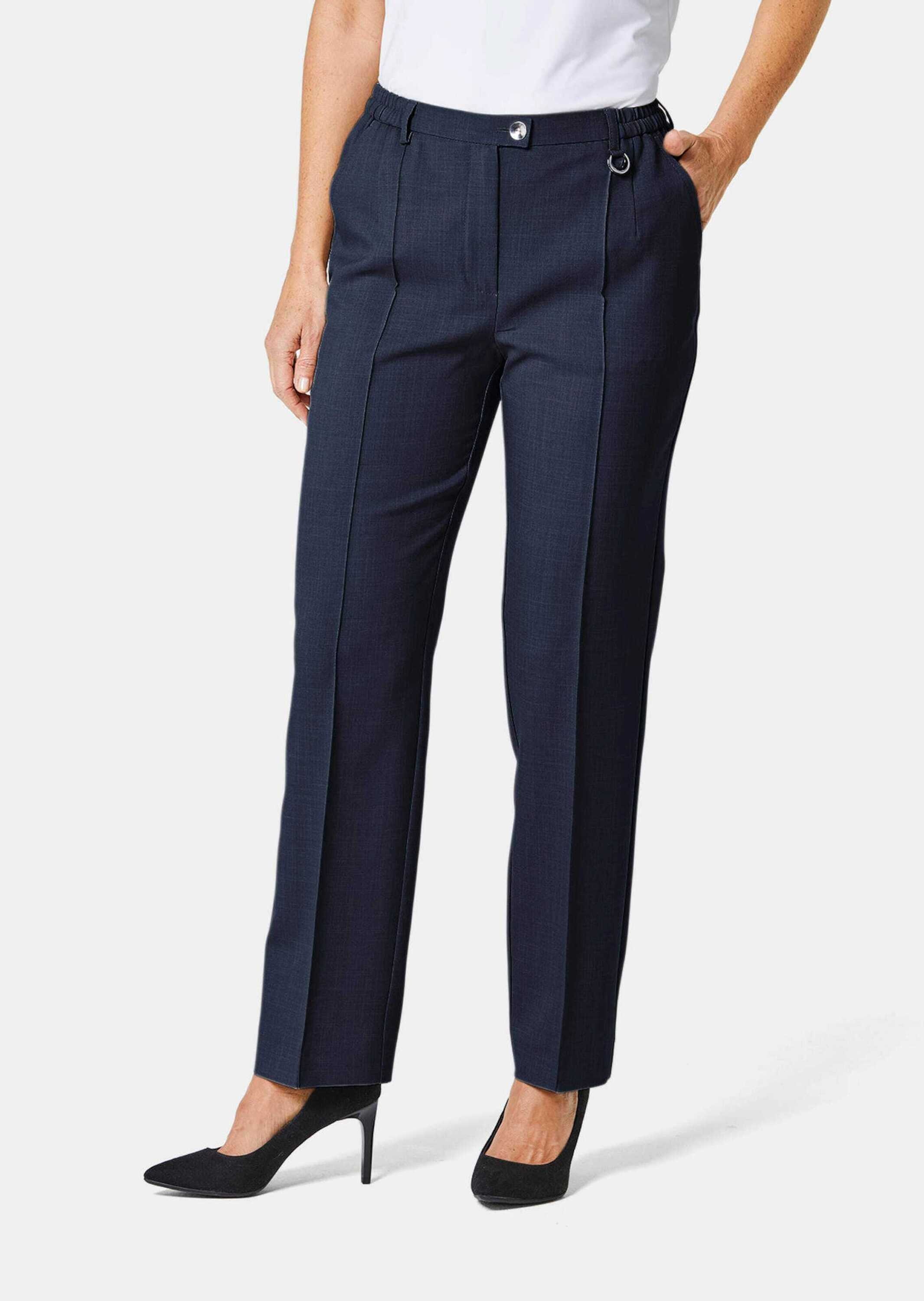 GOLDNER 2-in-1-Hose »Knitterarme Hose Carla mit SilverFresh-Ausrüstung«