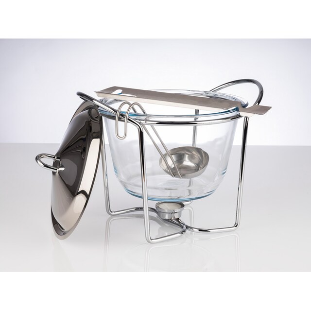 APS Bowle-Set, (Feuerzangenbowle mit Zuckerhutablage), Edelstahl/Glas,  Inhalt 4 Liter kaufen | BAUR