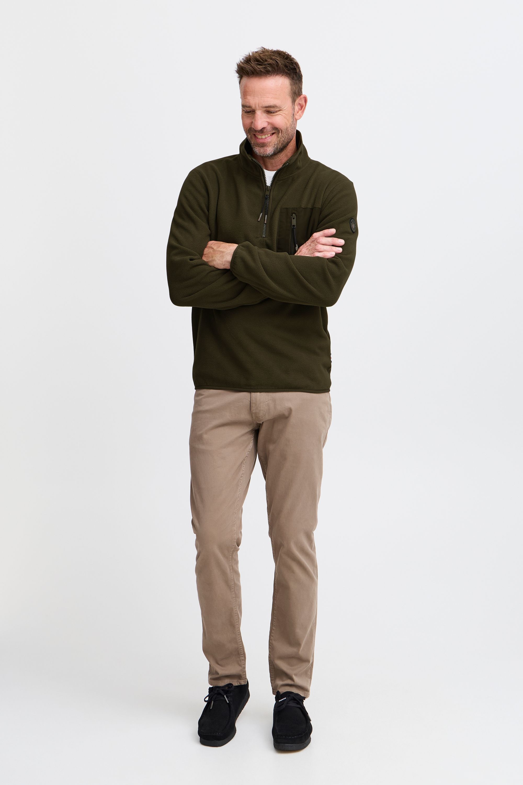 FQ1924 Fleecejacke »Fleecejacke FQHARRY micro fleece halfzip«