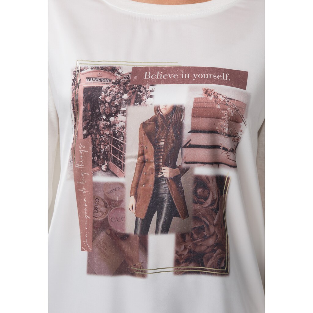 Decay Langarmshirt, mit tollem Frontprint