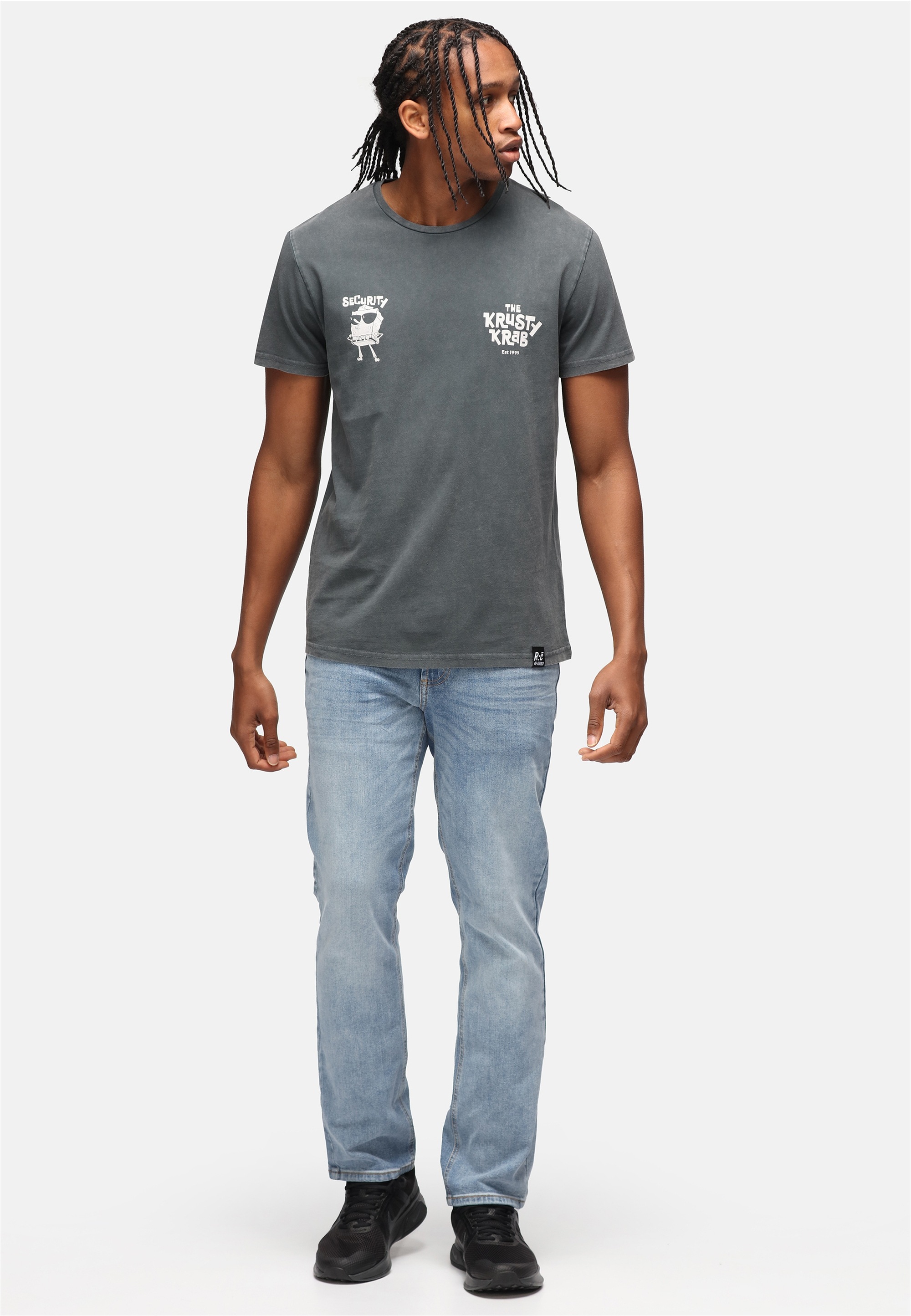 Recovered T-Shirt »SpongeBob Security Washed«, im zeitlosen Design