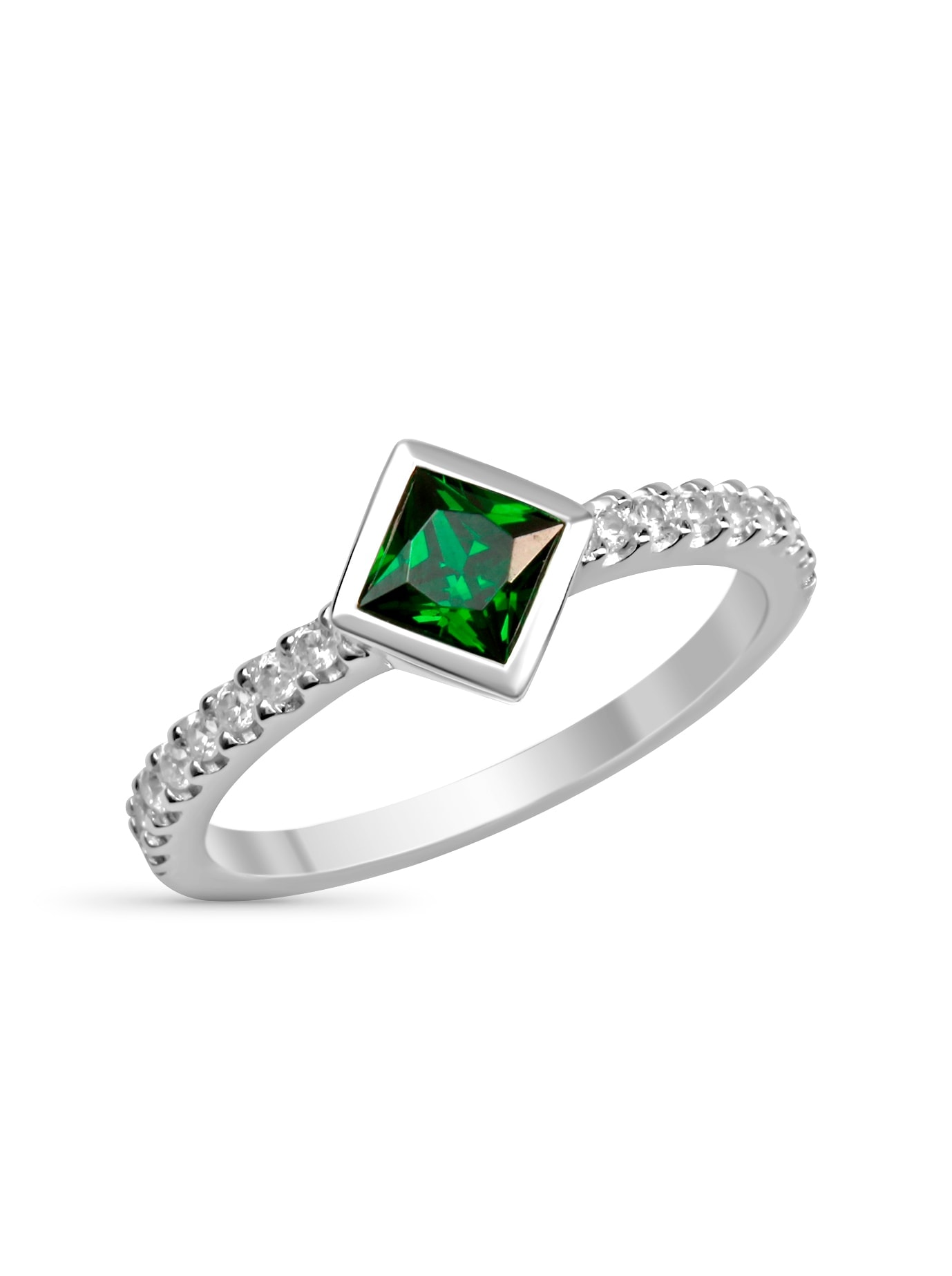Fingerring LADY Gr. 20, silber (silber 925), Fingerringe, Damen, 20, Silber 925 (Sterlingsilber), Fingerring