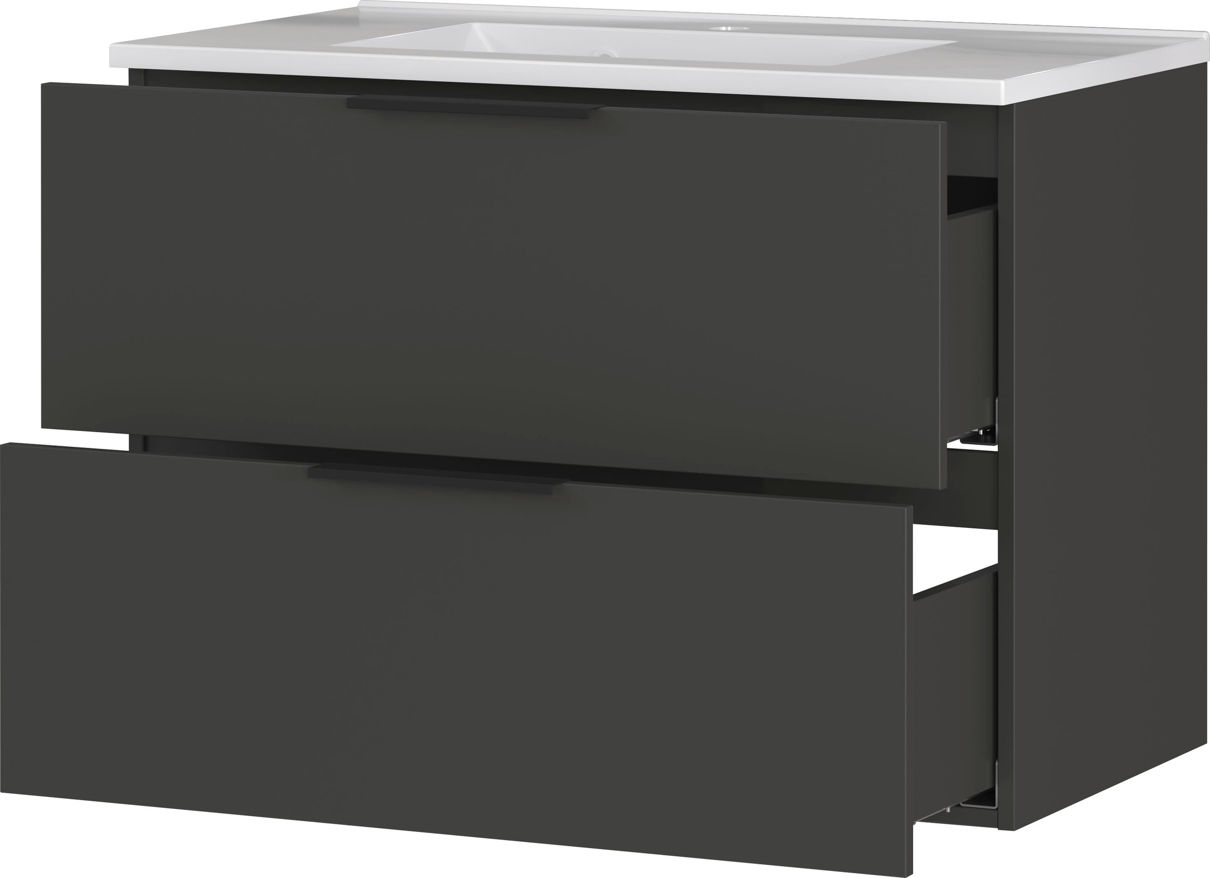 GERMANIA Badmöbel-Set »Crandon«, (3 St.), inkl. WT-Unterschrank, Spiegelschrank und Schrank