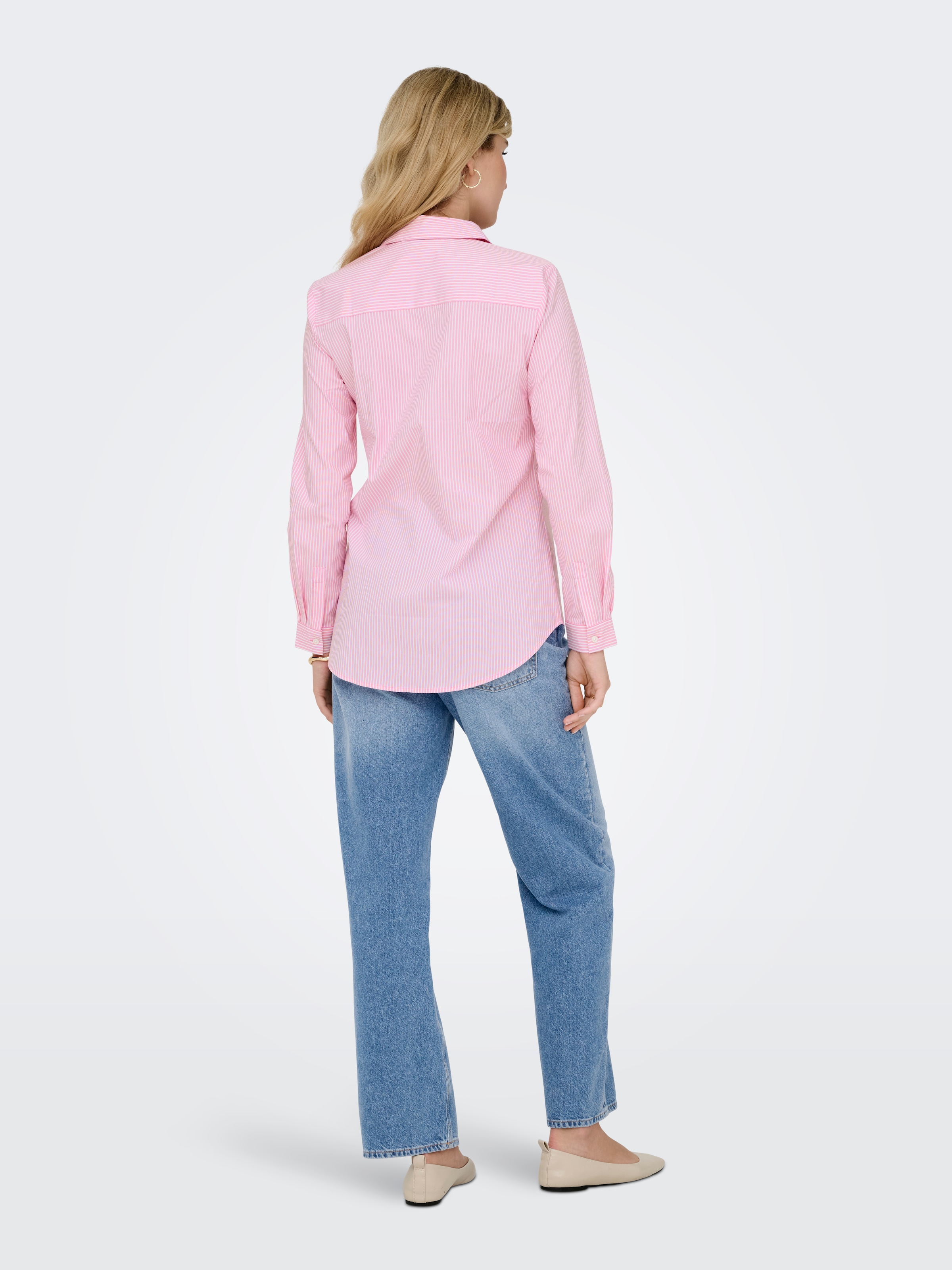 JDY Hemdbluse »JDYMIO L/S SHIRT WVN NOOS« unifarben oder gestreift