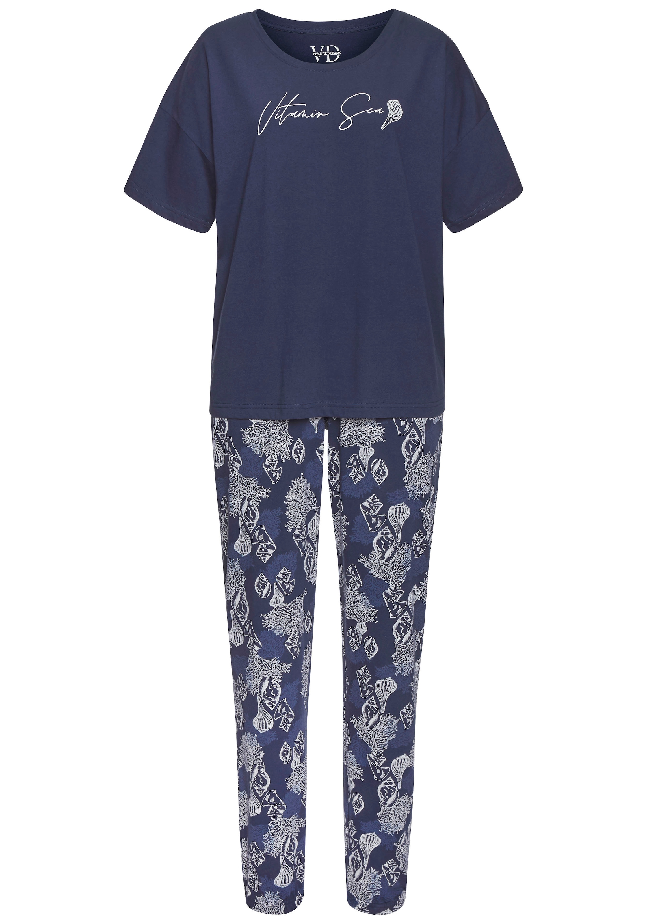 Vivance Dreams Pyjama, 2 Stk. Allover-Druck günstig online kaufen