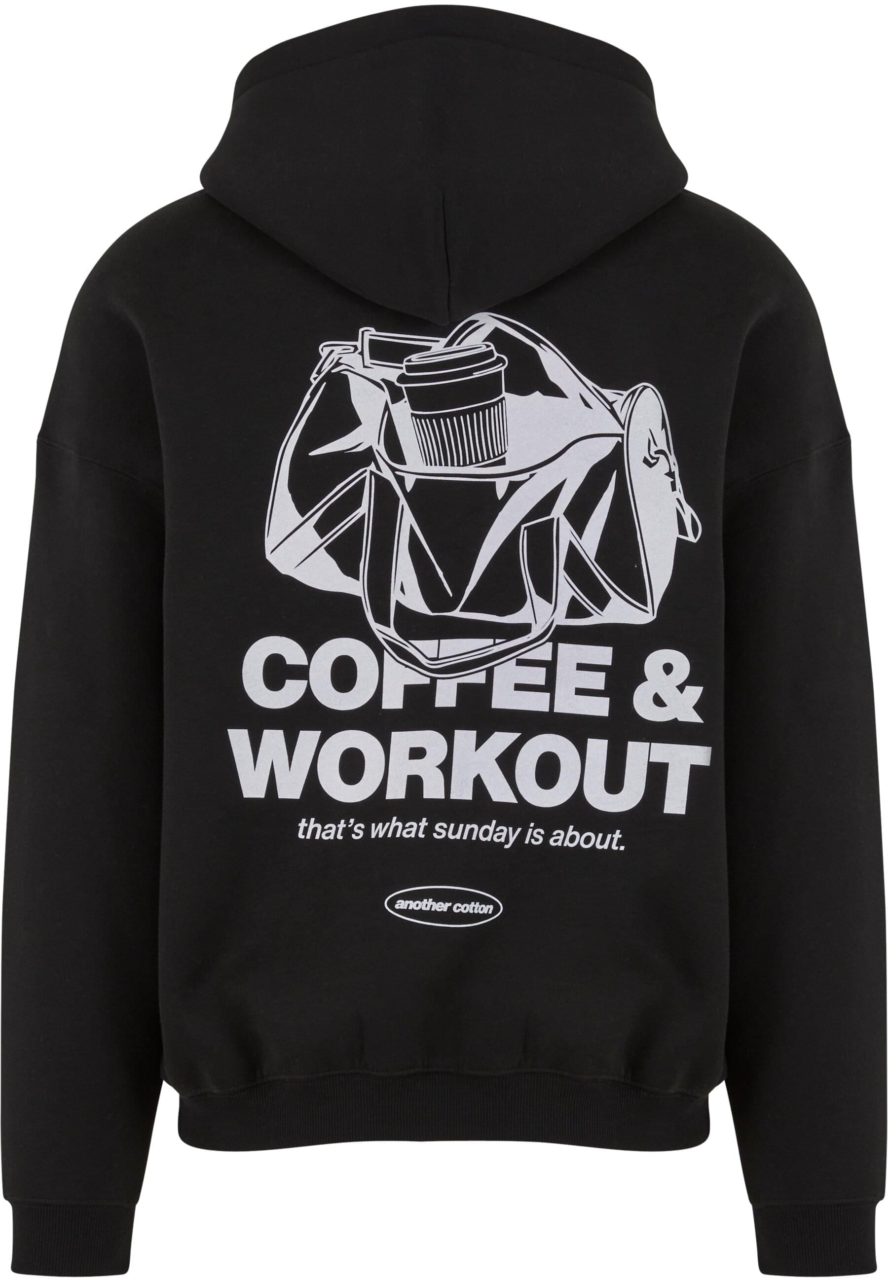 Another Cotton Lab Kapuzensweatshirt »Another Cotton Lab Coffee and Workout Oversized Hoodie«, (1 tlg.)