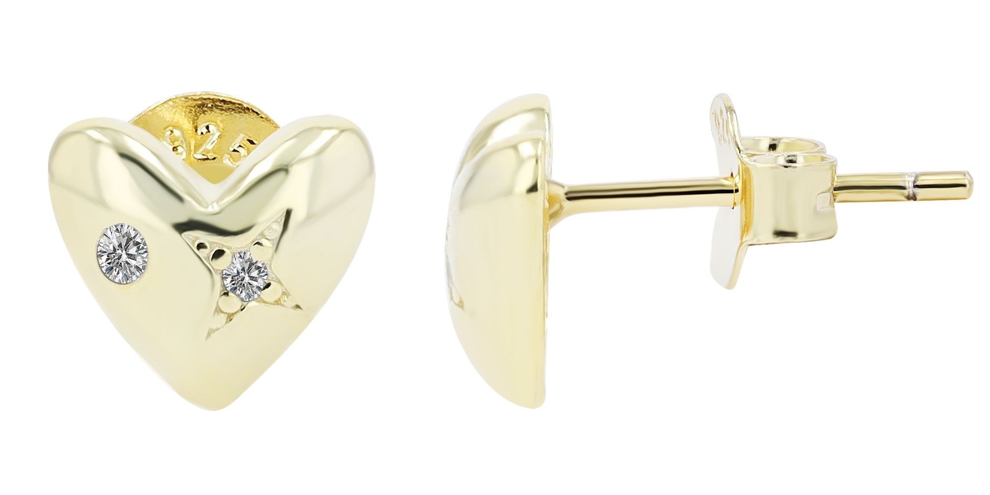 Adelia´s Paar Ohrhänger "Ohrringe – Ohrstecker aus 925 Silber mit Zirkonia" Ideal als Geschenk für besondere Anlässe