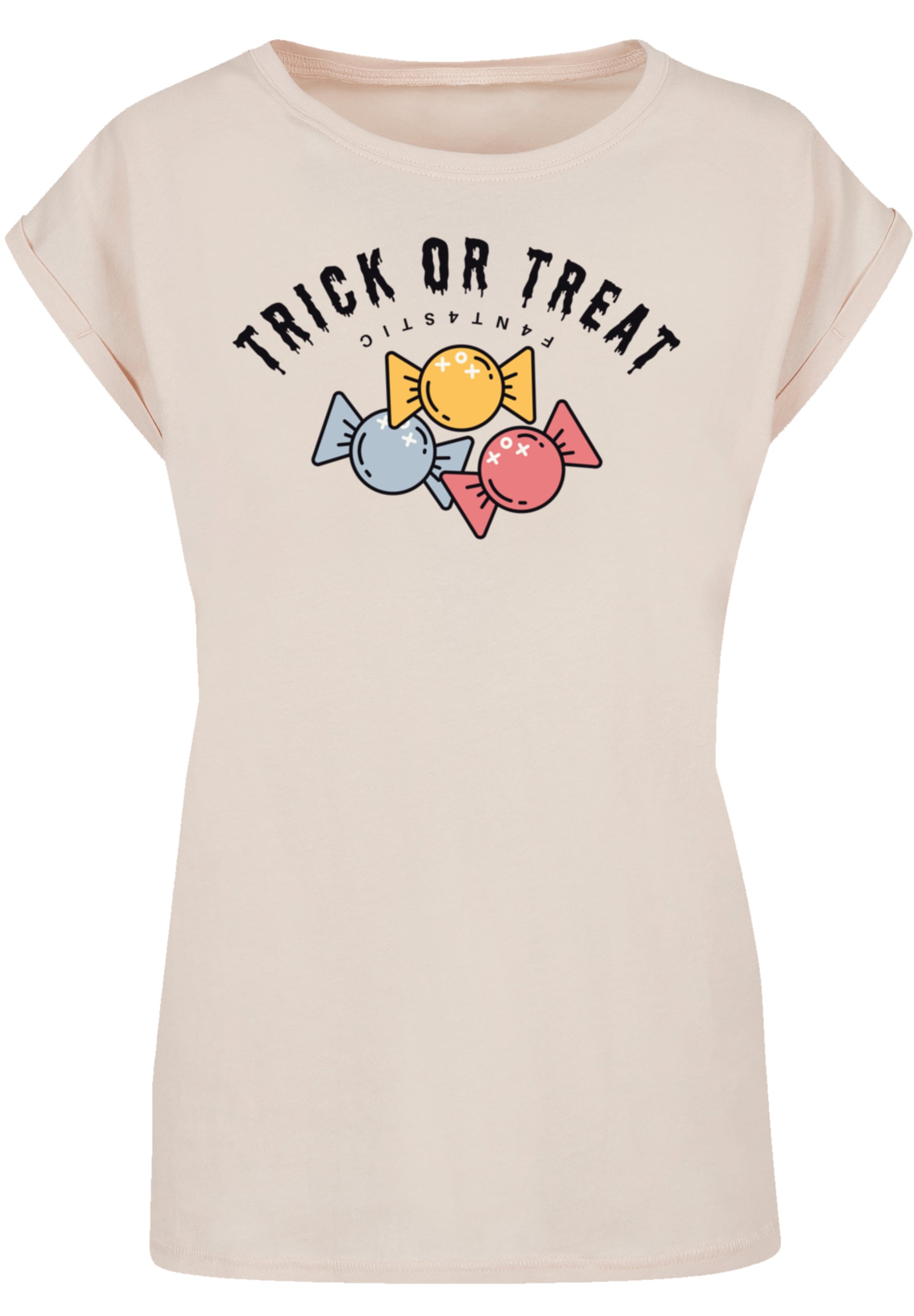 F4NT4STIC T-Shirt »Trick Or Treat Halloween«, Print