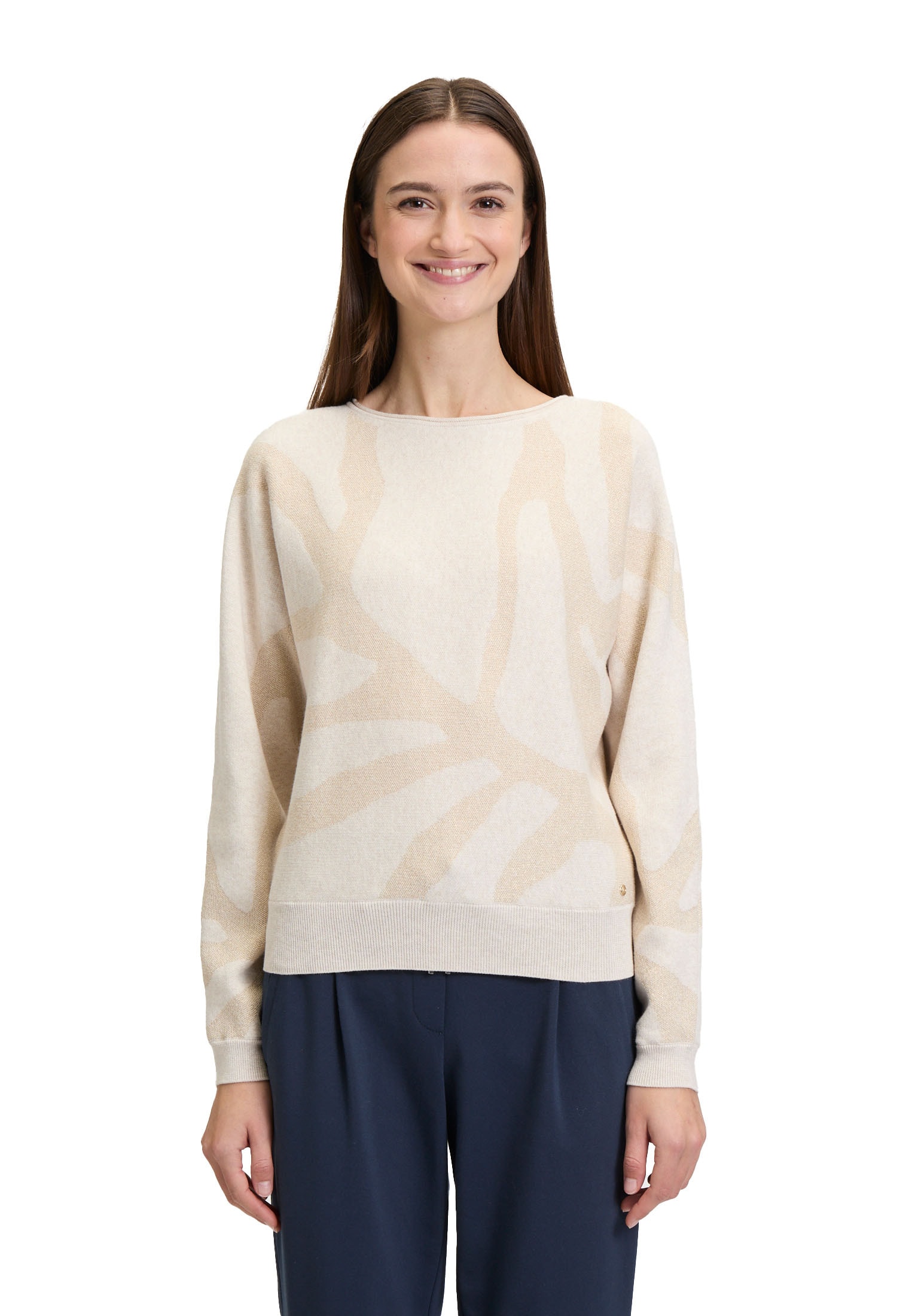 Betty&Co Strickpullover "Betty & Co Strickpullover mit Lurexfaden", (1 tlg. günstig online kaufen