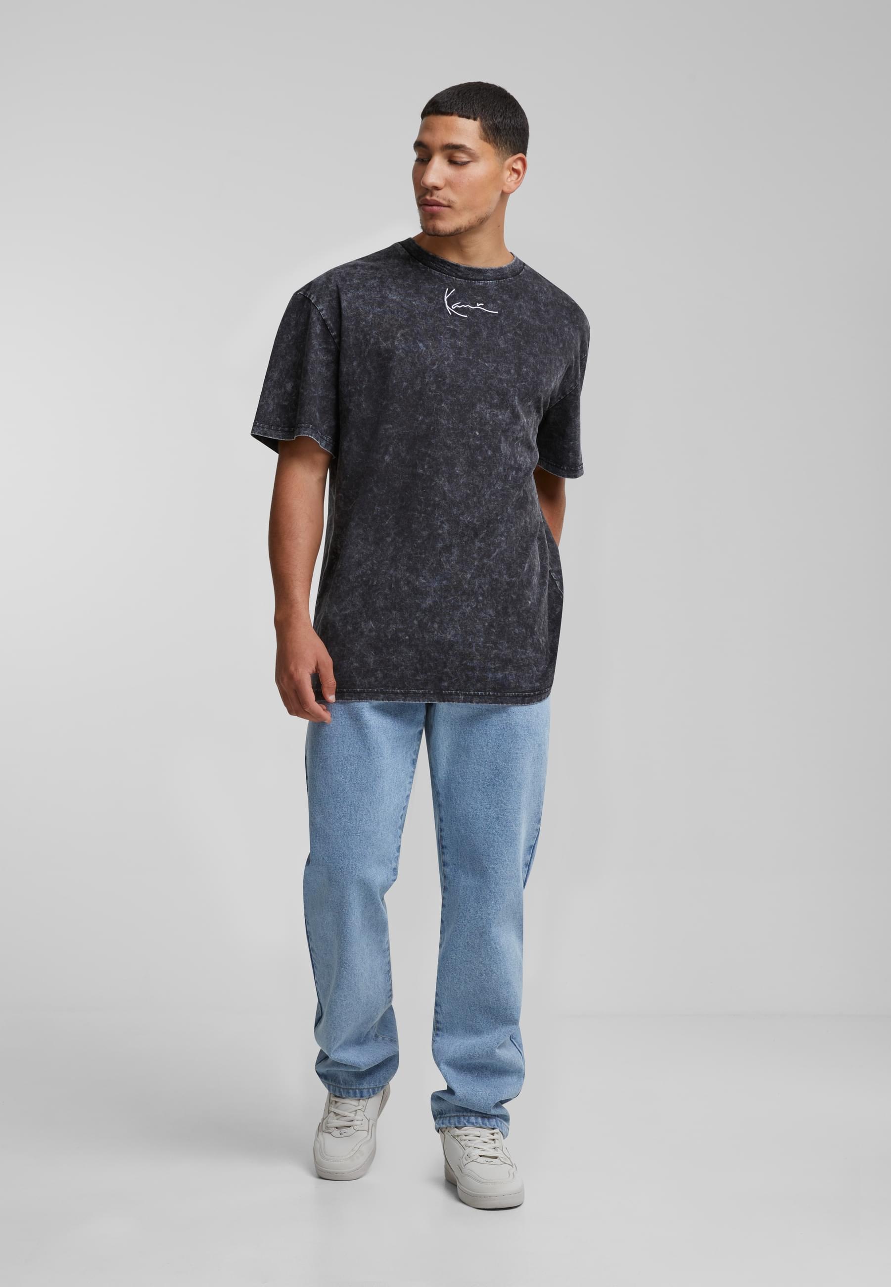 Karl Kani T-Shirt »Karl Kani Herren KU242-006-1 Small Signature Washed Print Tee«, (1 tlg.)